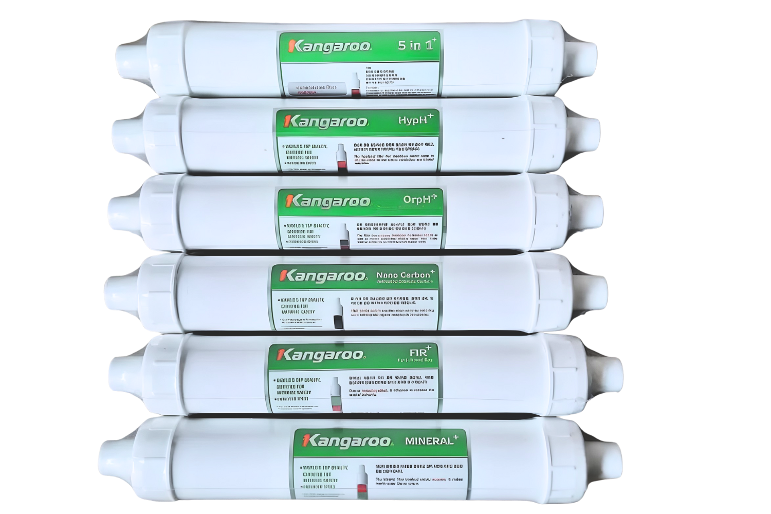 Combo 6 Lõi Chức Năng Kangaroo Hydrogen HA (5-10) | Nối Nhanh (XB)