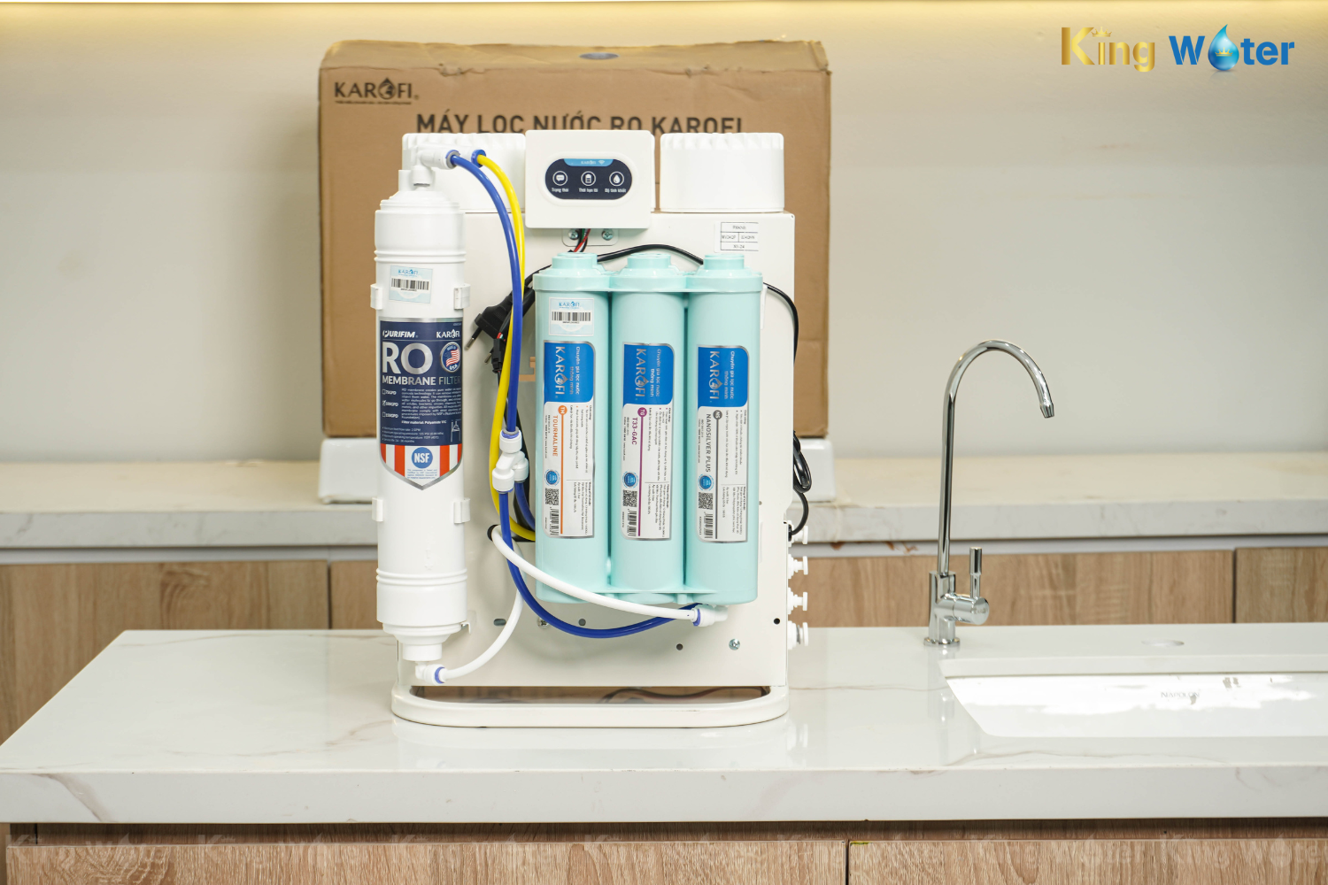 Máy lọc nước Karofi KAQ-U95 | Âm Tủ, 10 lõi
