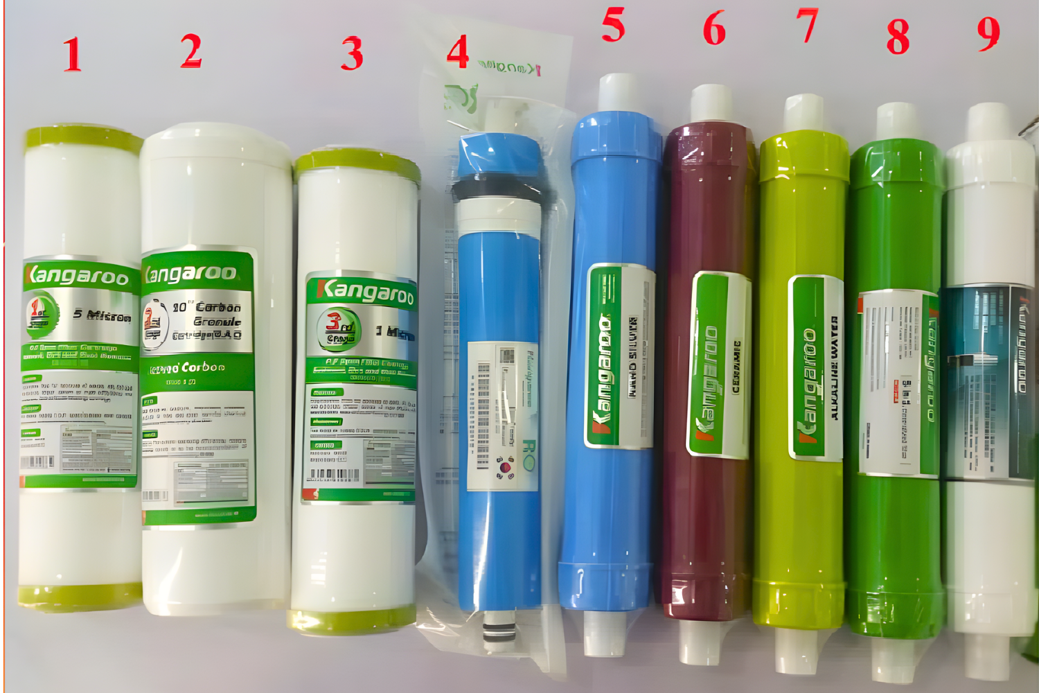 Combo 5 Lõi Chức Năng Kangaroo (Màu) | Lõi Rời 5,6,7,8,9