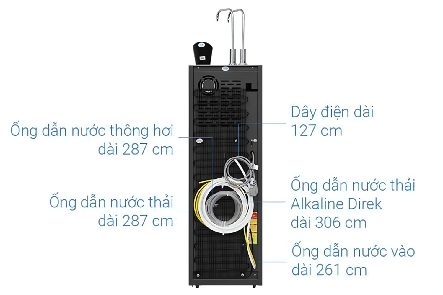 Máy Lọc Nước Nóng Lạnh Hydro-Ion Kiềm Karofi KAE-S695 | Tủ Đứng 13 Lõi