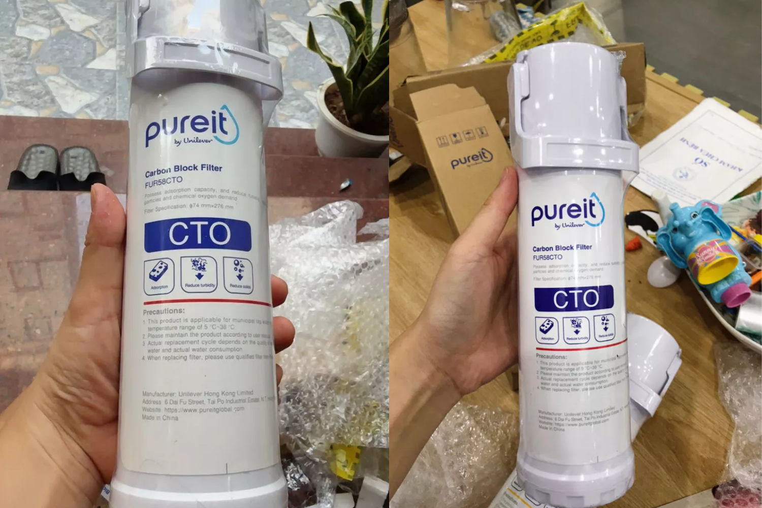 Lõi Lọc CTO | Dùng Cho Máy Unilever Pureit Delica UR5840
