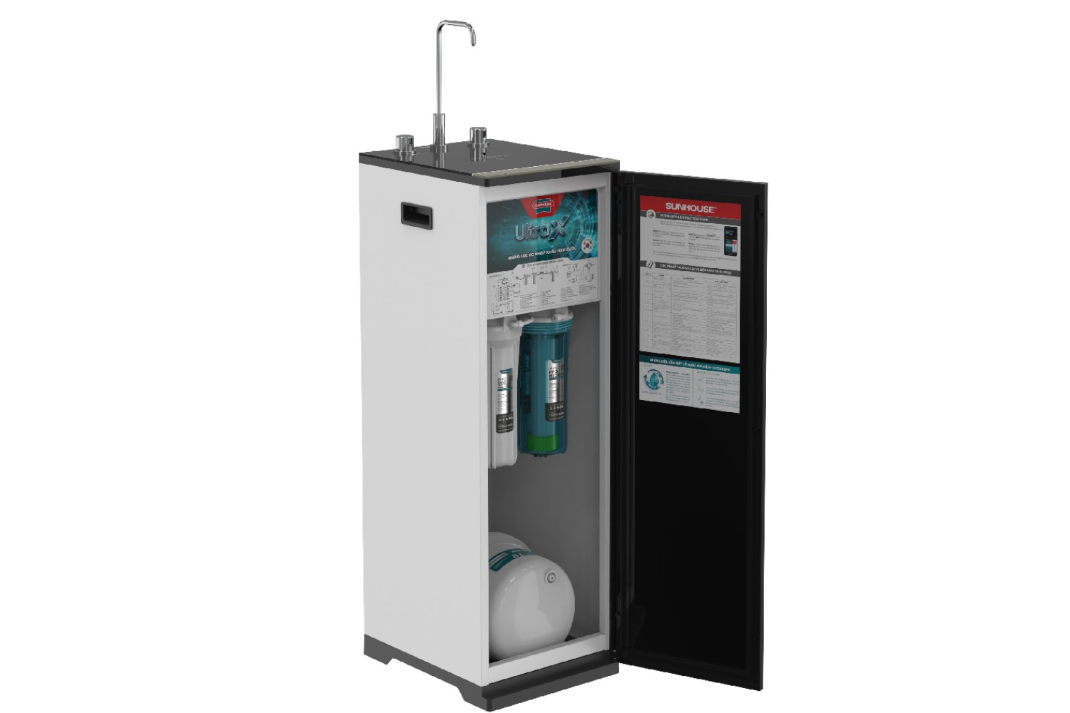 Máy Lọc Nước R.O Sunhouse SHA8823LA UltraX | Tủ Đứng 11 Lõi Hydrogen