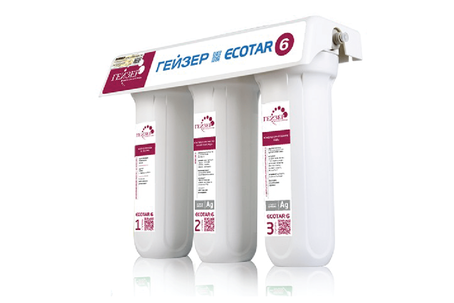 Máy Lọc Nước Nano Geyser Ecotar 6 | Nhập Khẩu Nga 03 Lõi Lọc