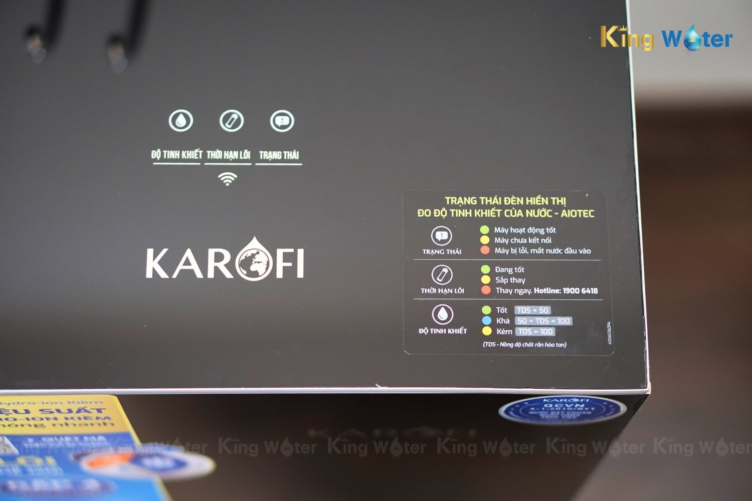 Máy Lọc Nước Nóng Lạnh Karofi KAD-L85 | Tủ Đứng 12 Lõi