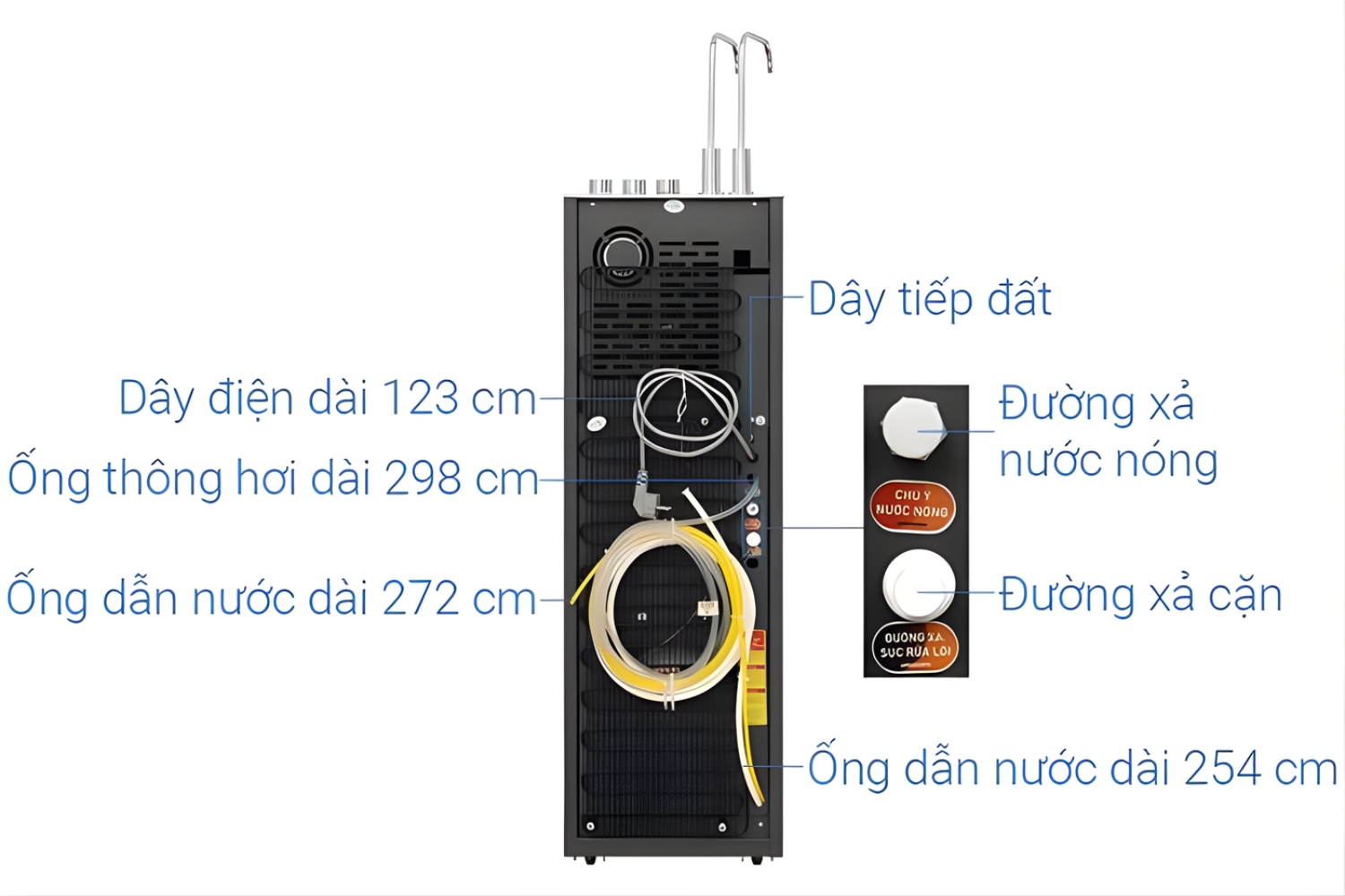 Máy Lọc Nước Hydro-Ion Kiềm Nóng Lạnh Karofi KAE-S688 | Tủ Đứng 12 Lõi
