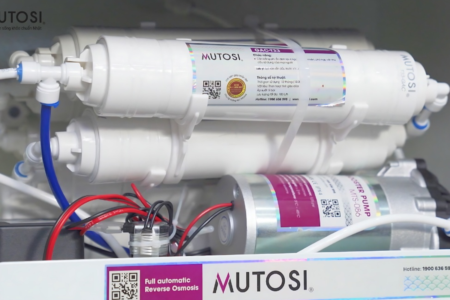 Máy Lọc Nước RO Mutosi MP-M1001 | Tủ Đứng 10 Lõi