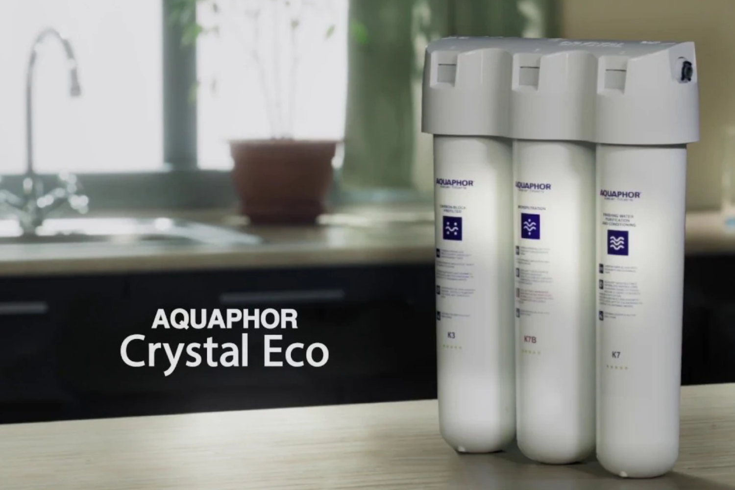 Máy Lọc Nước Nano Aquaphor Crystal Eco | Để Gầm 04 Lõi