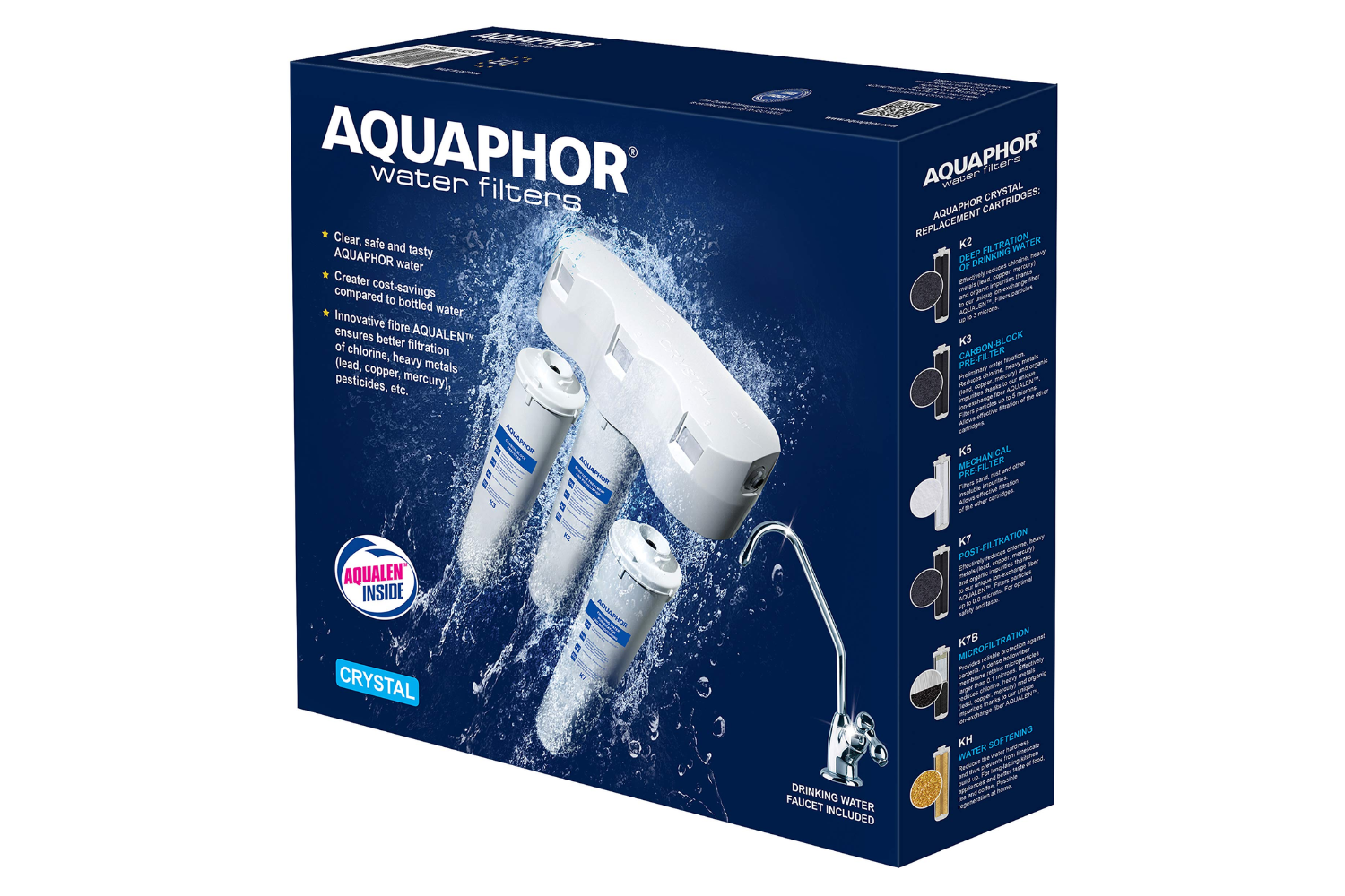 Máy Lọc Nước Nano Aquaphor Crystal Eco | Để Gầm 04 Lõi