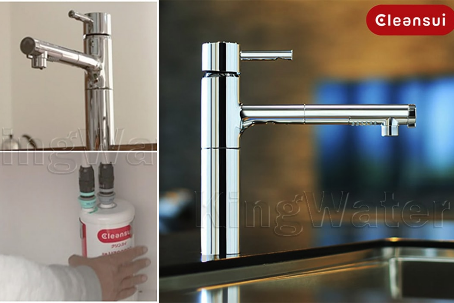 Máy Lọc Nước UF Nóng Lạnh Nguội Mitsubishi Cleansui EU202 | Để Gầm 01 Lõi