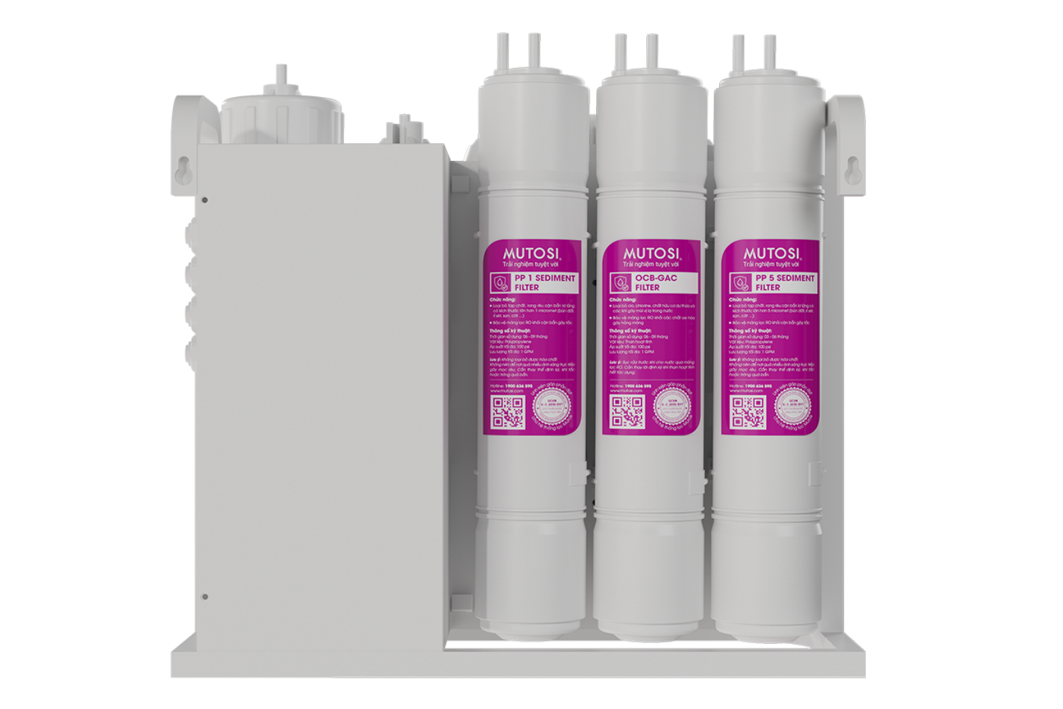 Máy Lọc Nước RO Mutosi MP-192 | Để Gầm Không Tủ 09 Lõi