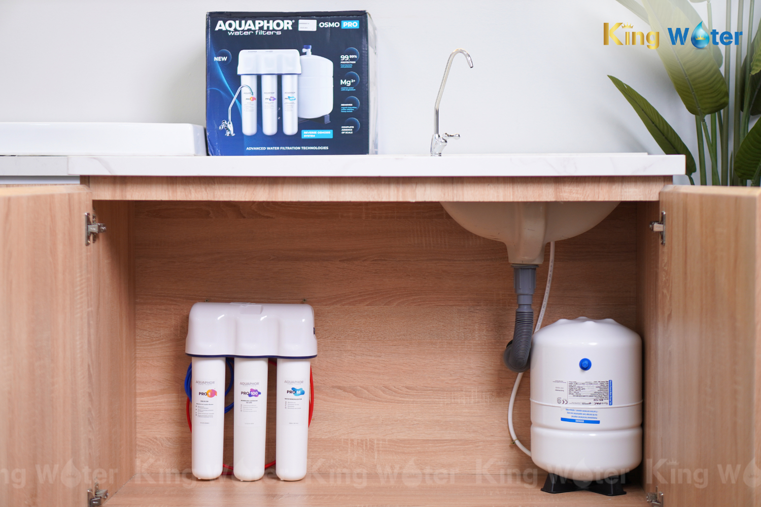 Máy Lọc Nước RO Aquaphor Osmo Pro 100 | Để Gầm 03 Lõi