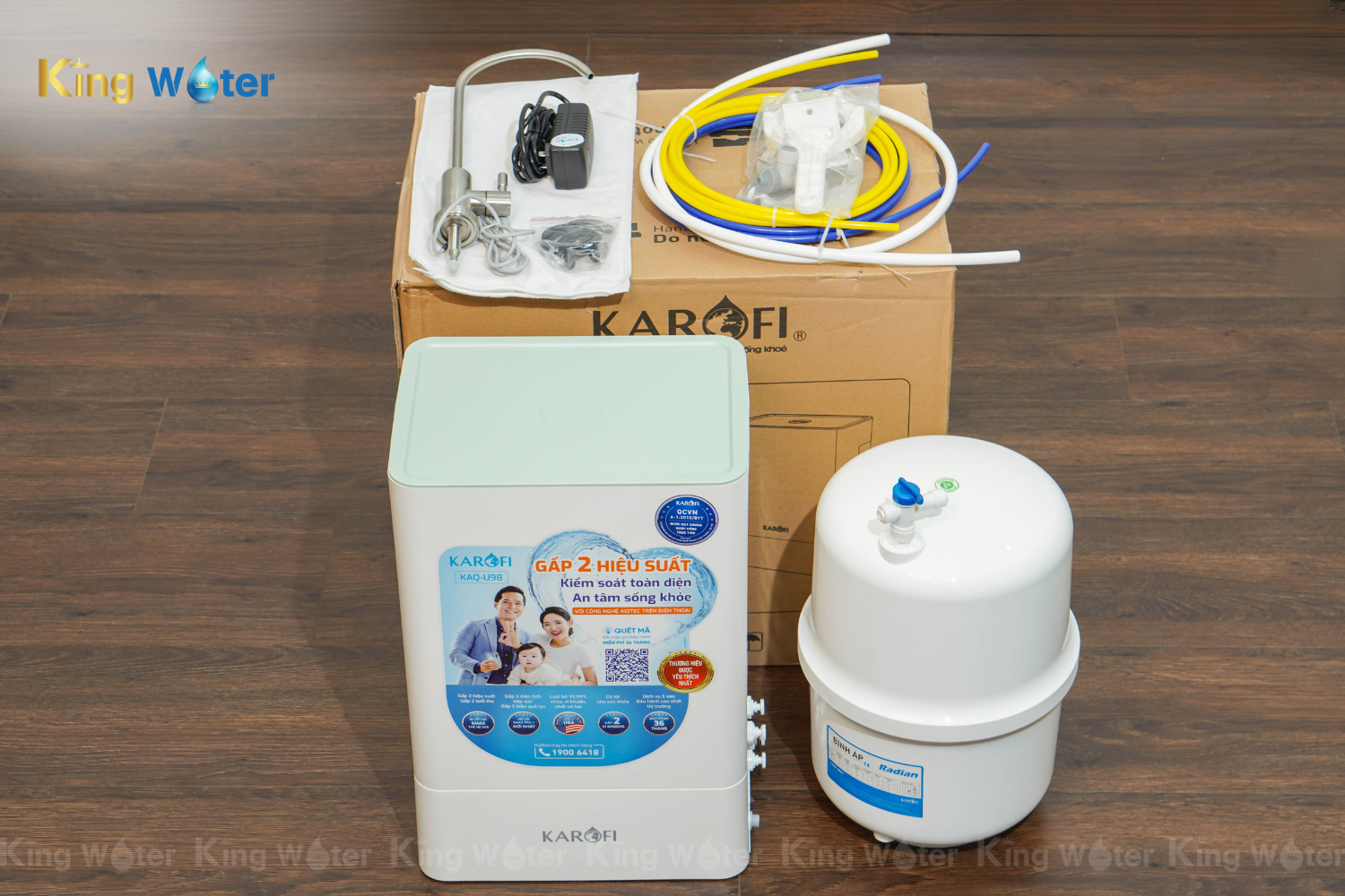 Máy Lọc Nước RO Karofi KAQ-U98 | Để Gầm 10 Lõi