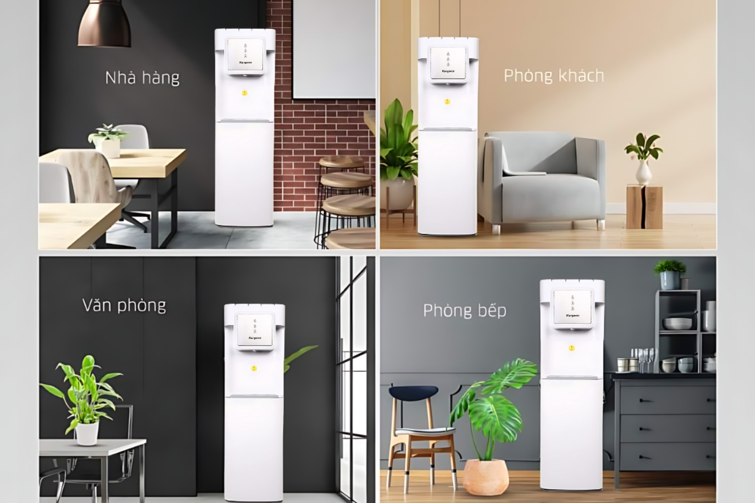 Cây Nước Nóng Lạnh Kangaroo KG60A3 | Hút Bình 20 Lít