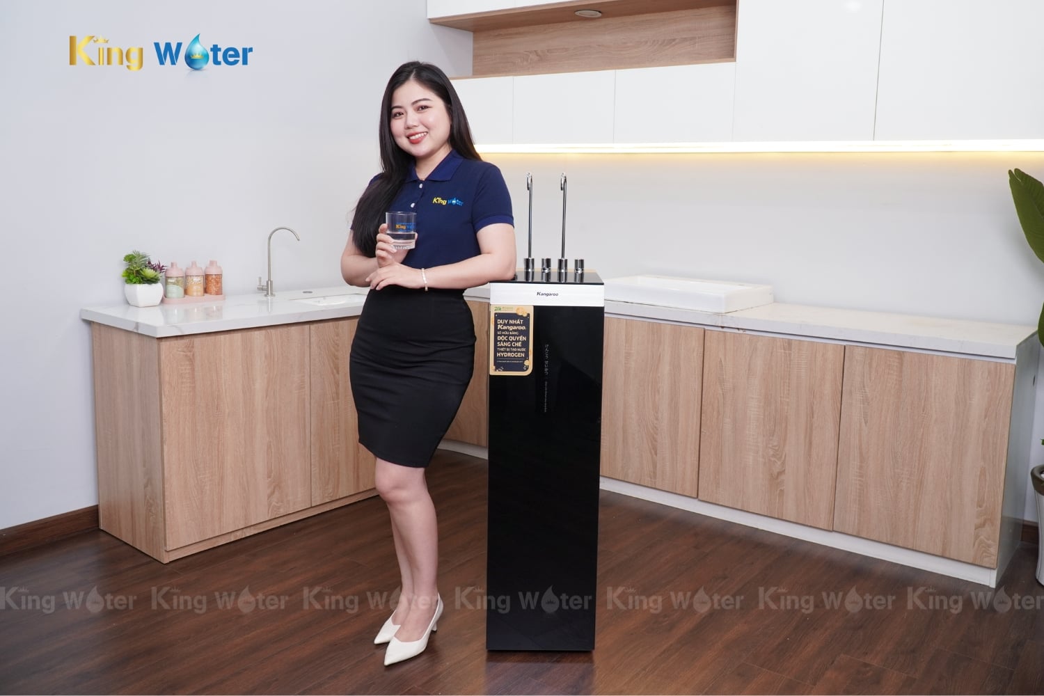 Máy Lọc Nước RO Nóng Lạnh Hydrogen Kangaroo Sumire KG11A18 | 11 Lõi