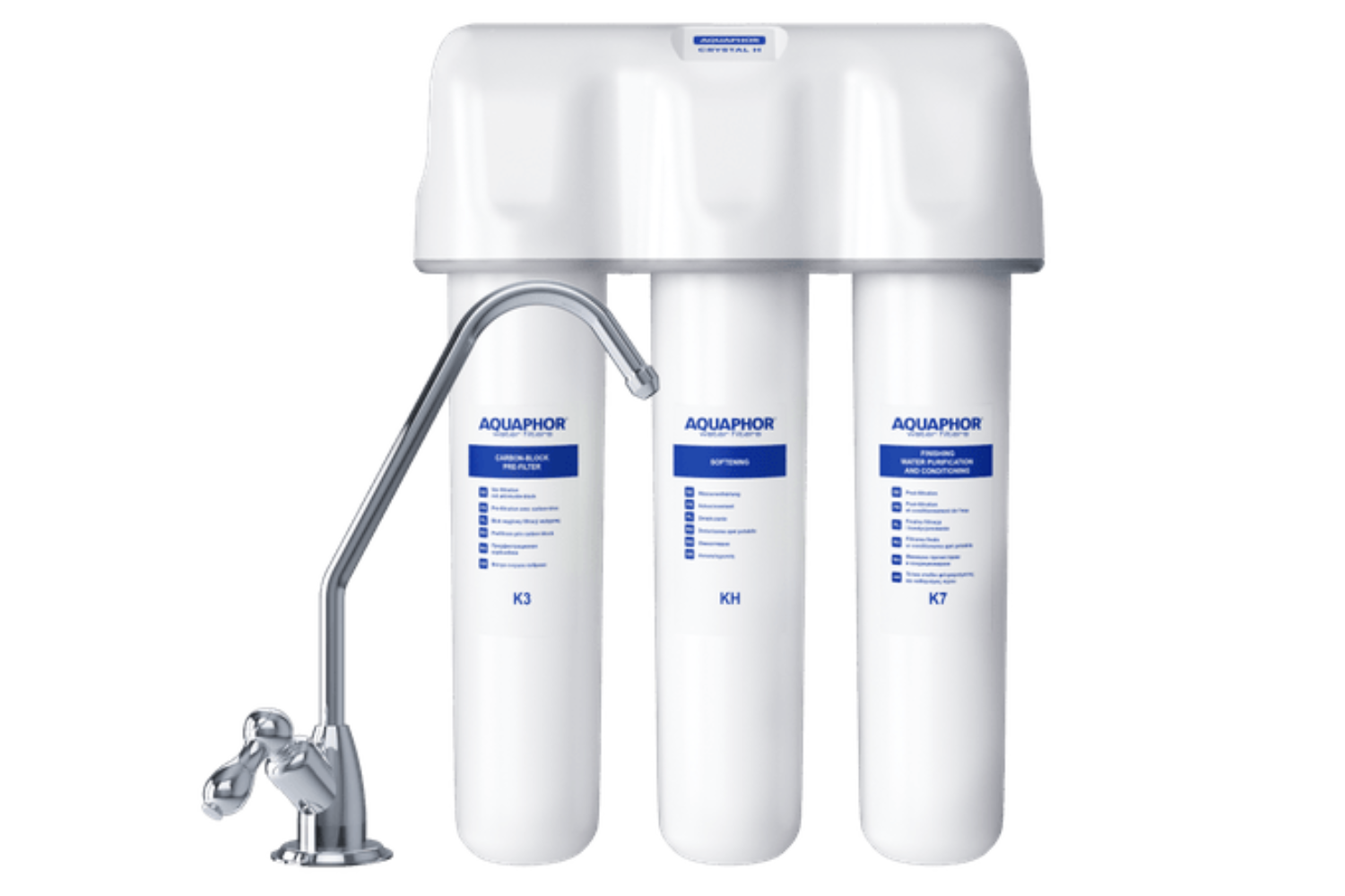 Máy Lọc Nước UF - Nano Aquaphor Crystal H | Để Gầm 03 Lõi