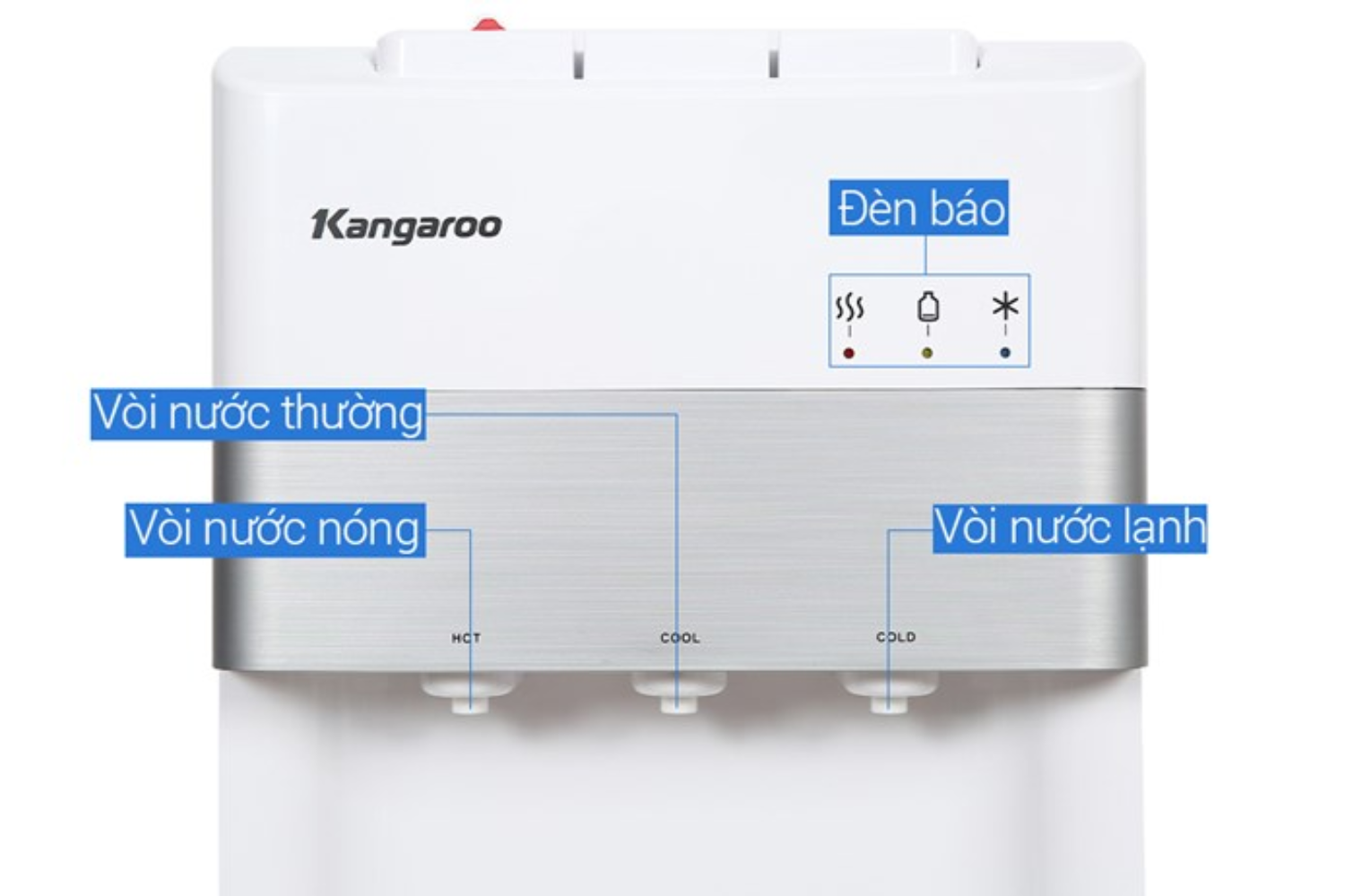 Cây Nước Nóng Lạnh Kangaroo KG56A3  | Hút Bình 20 Lít