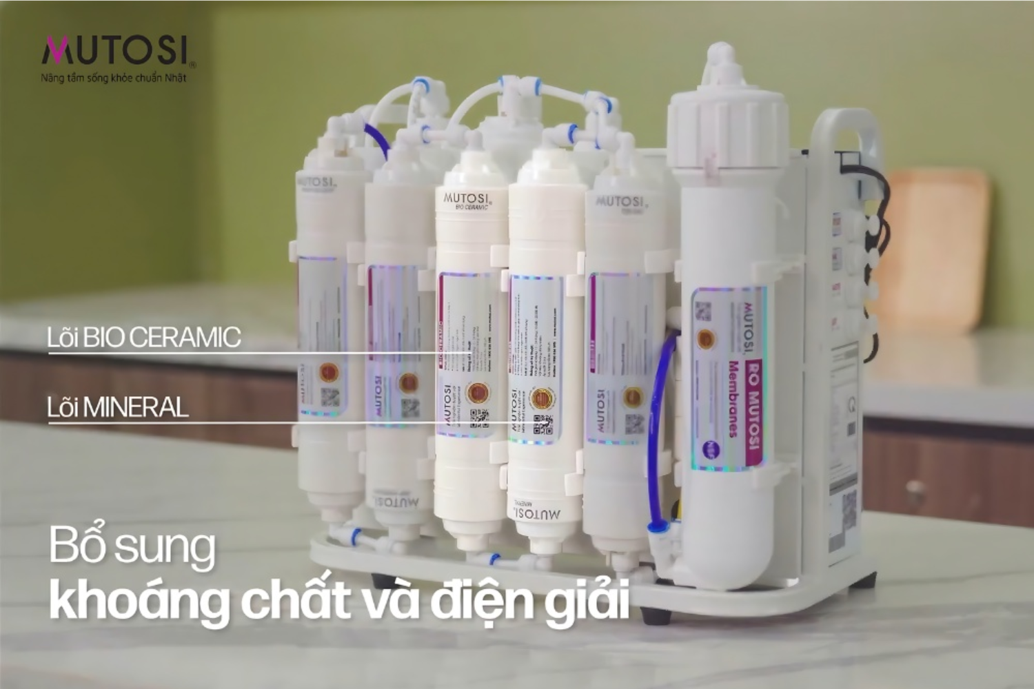 Máy Lọc Nước RO Mutosi MP-192 | Để Gầm Không Tủ 09 Lõi