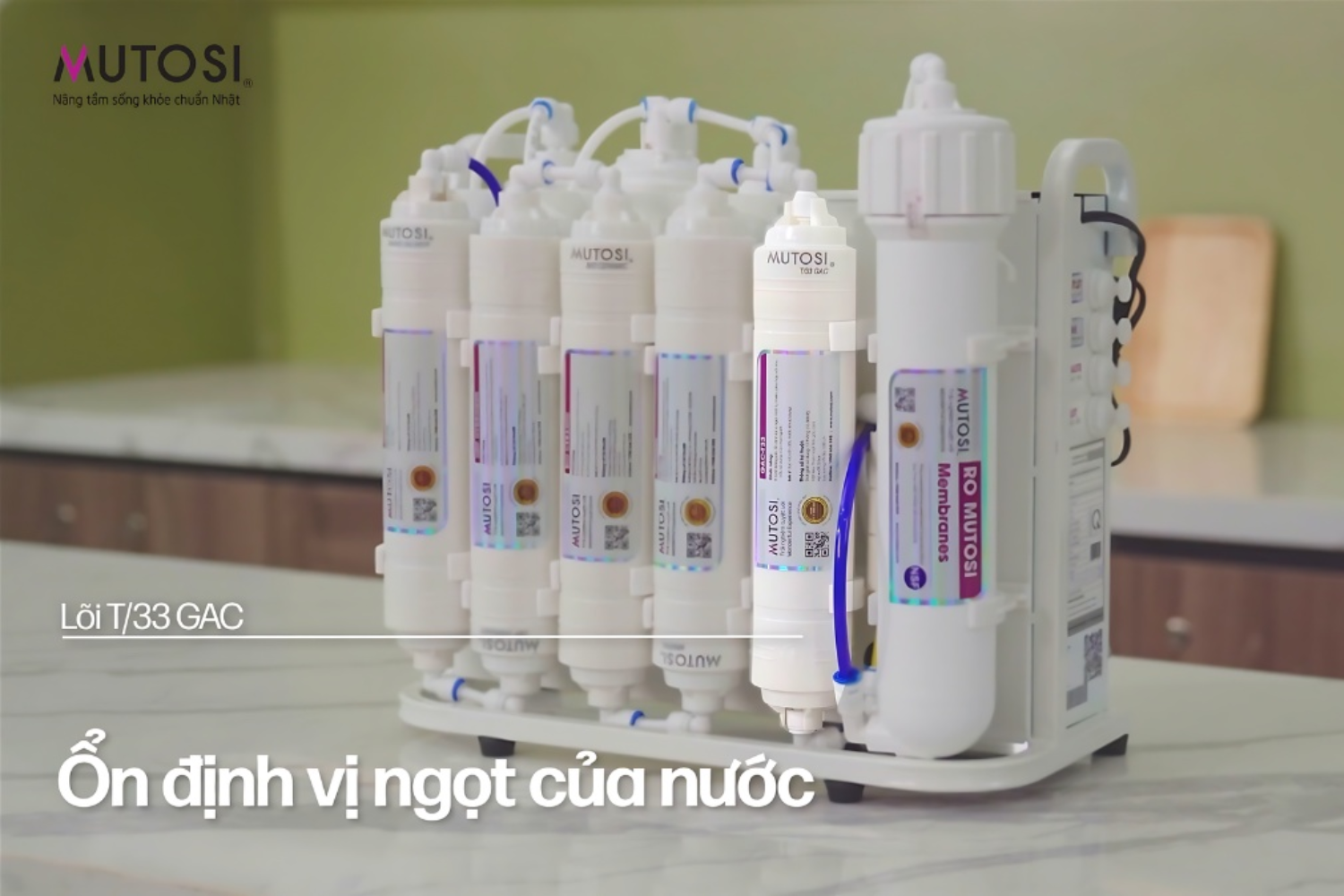 Máy Lọc Nước RO Mutosi MP-192 | Để Gầm Không Tủ 09 Lõi