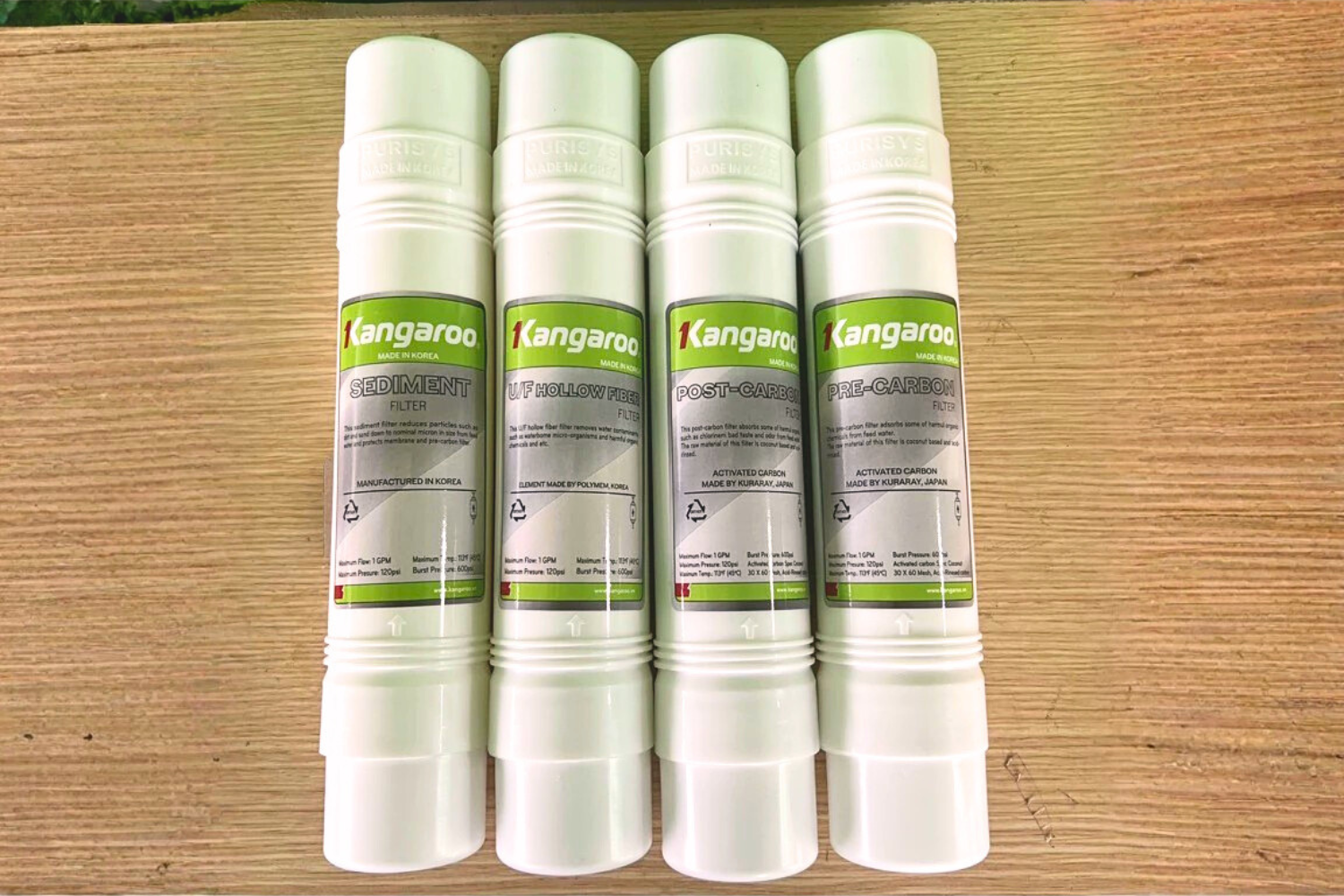 Bộ Lõi Lọc 1,2,3,4 Kangaroo KG47/ KG48 | Model Nguyên Khối, Đấu Nối Nhanh