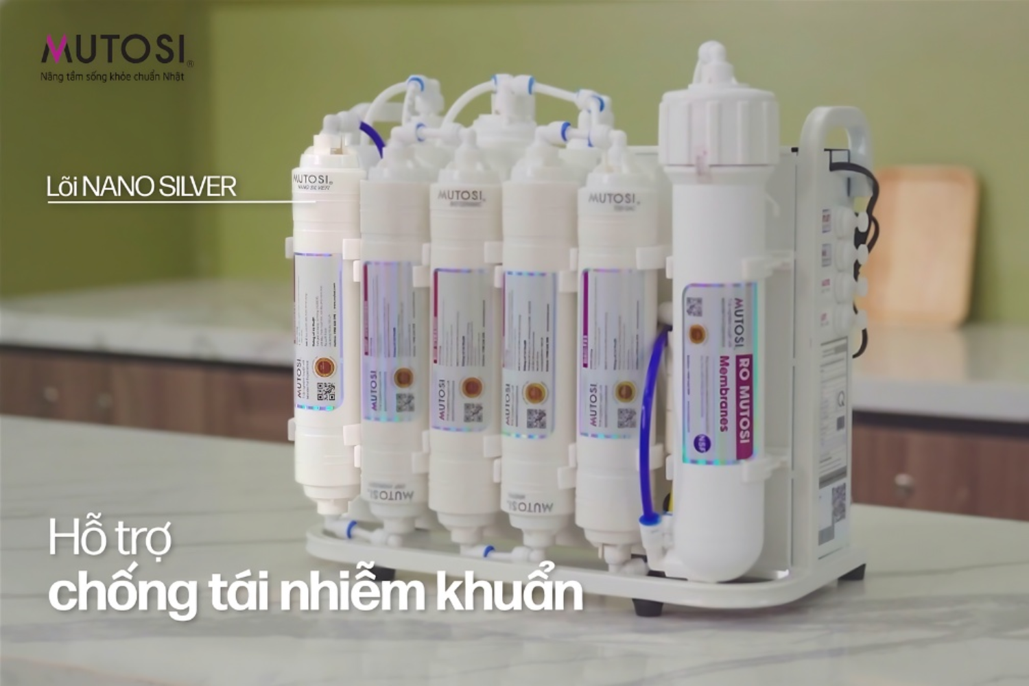 Máy Lọc Nước RO Mutosi MP-192 | Để Gầm Không Tủ 09 Lõi