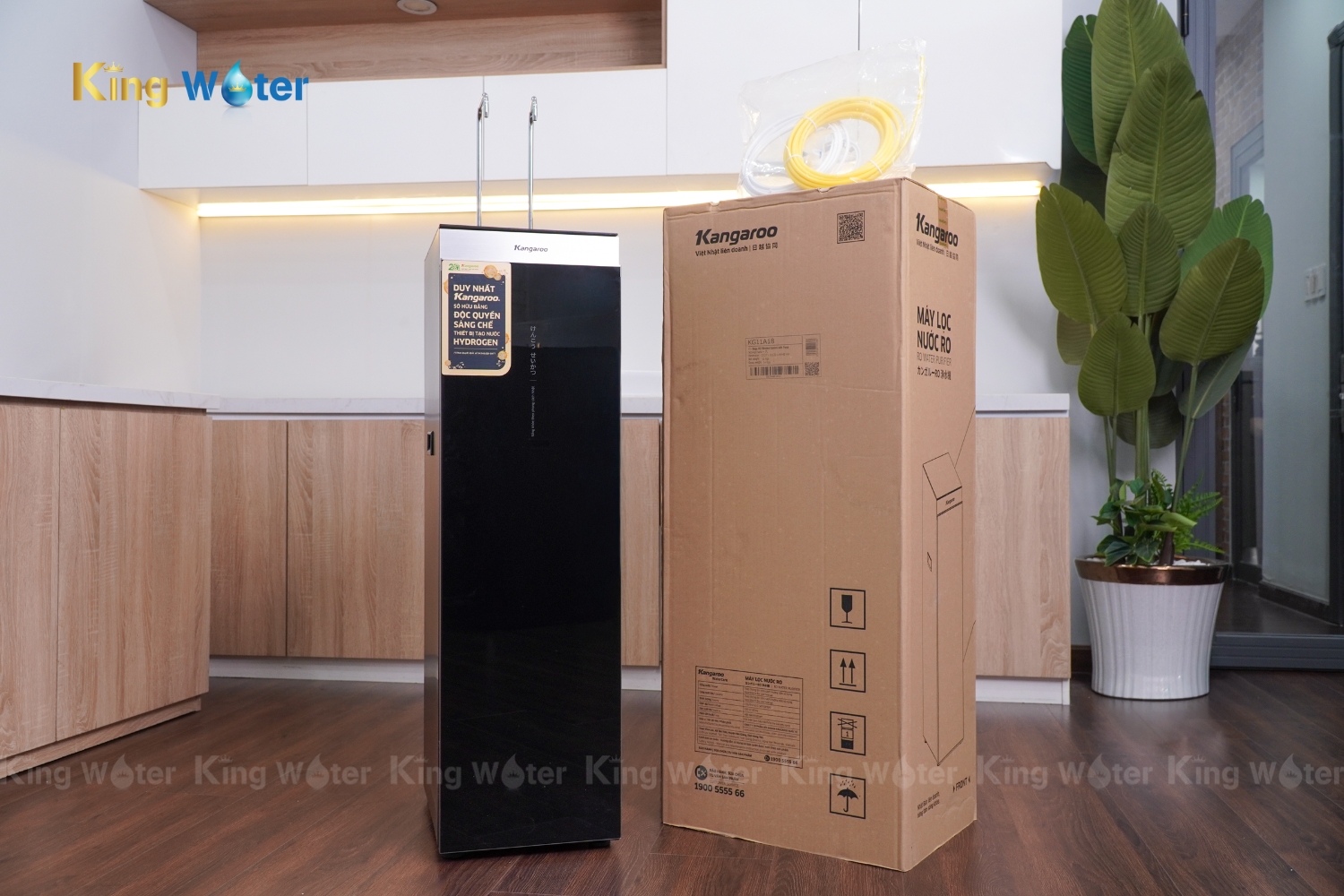 Máy Lọc Nước RO Nóng Lạnh Hydrogen Kangaroo Sumire KG11A18 | 11 Lõi