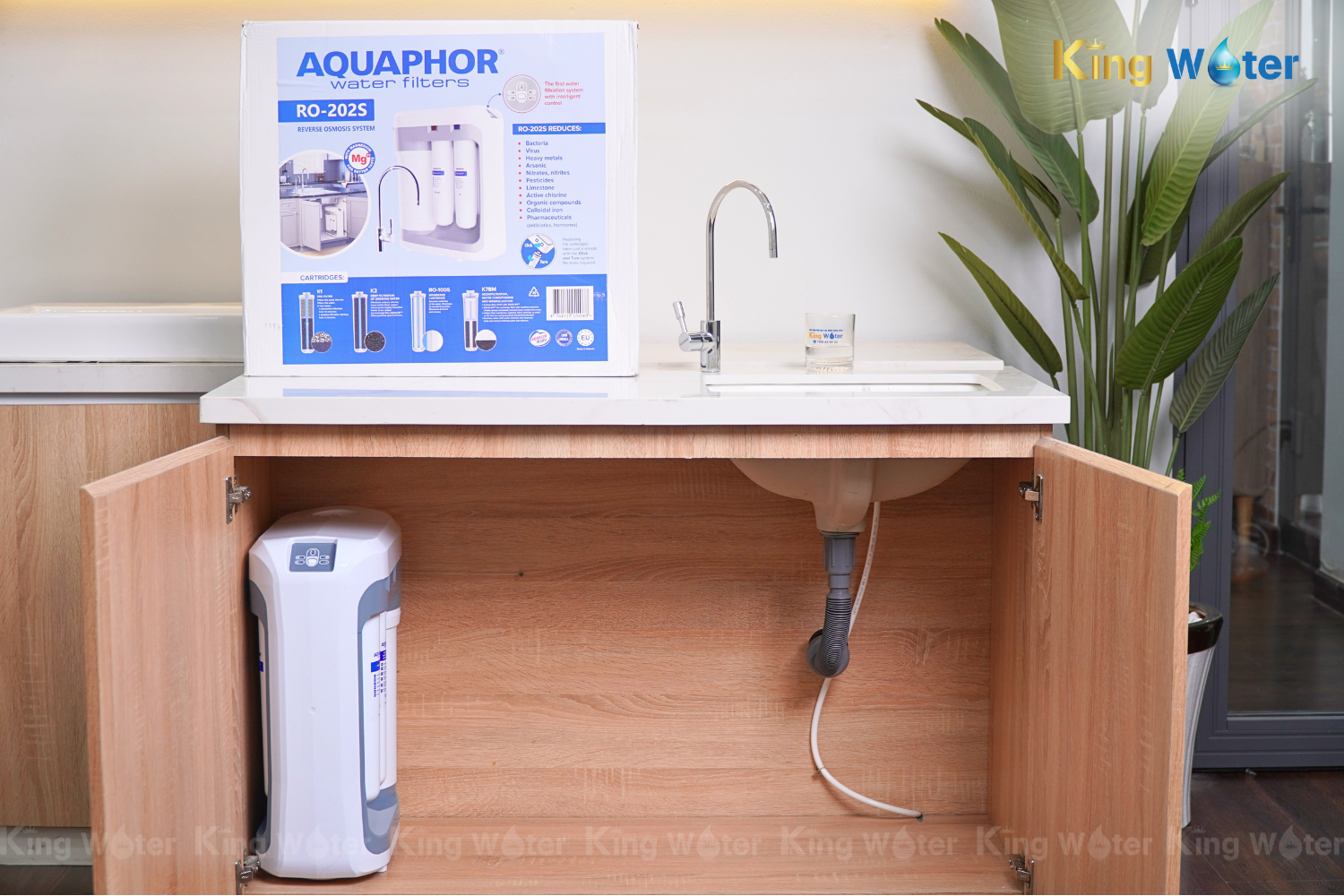 Máy Lọc Nước Aquaphor RO 202S | Để Gầm 04 Lõi