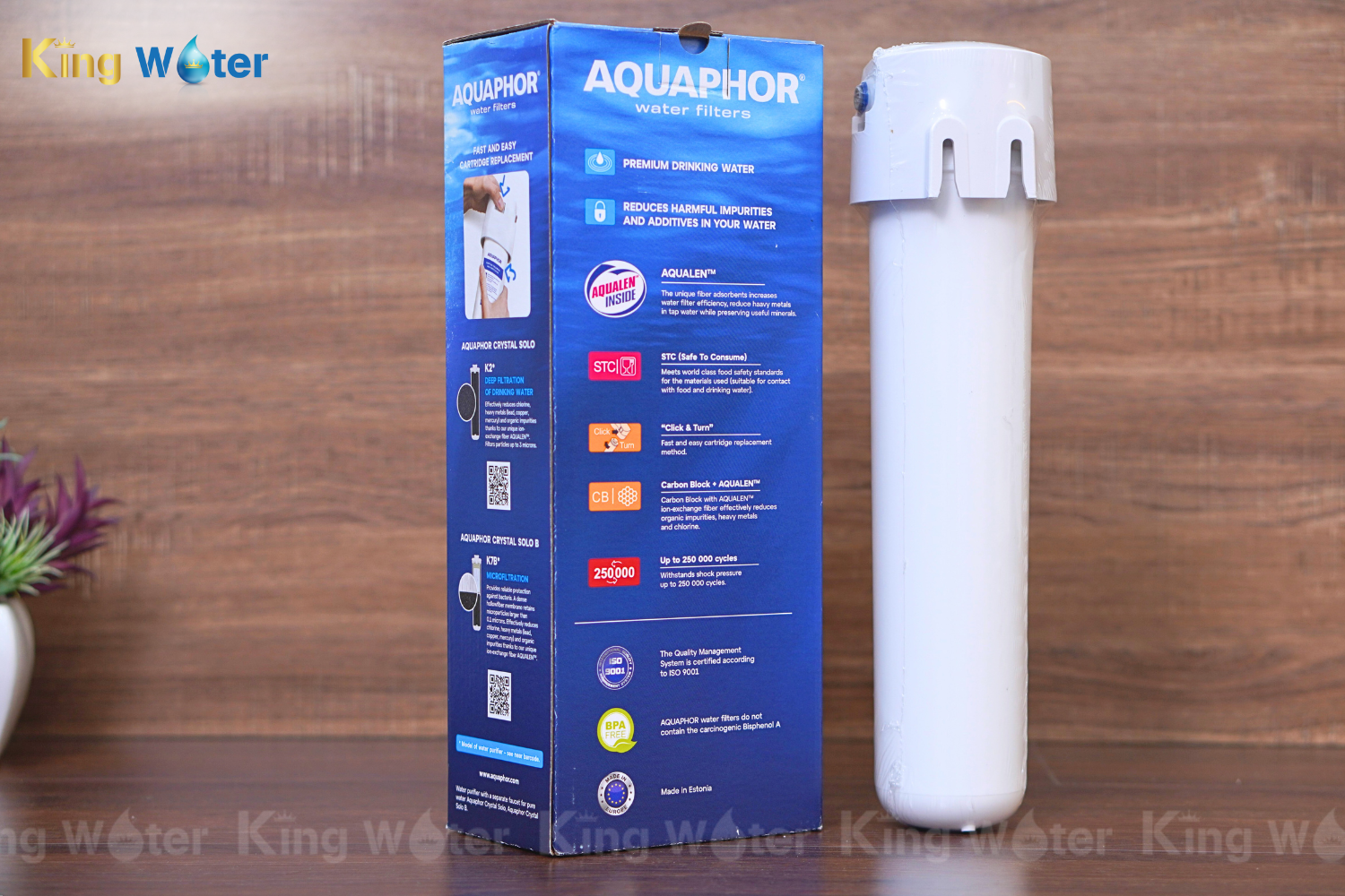 Máy Lọc Nước Aquaphor Crystal Solo | Để Gầm 01 Lõi Nano