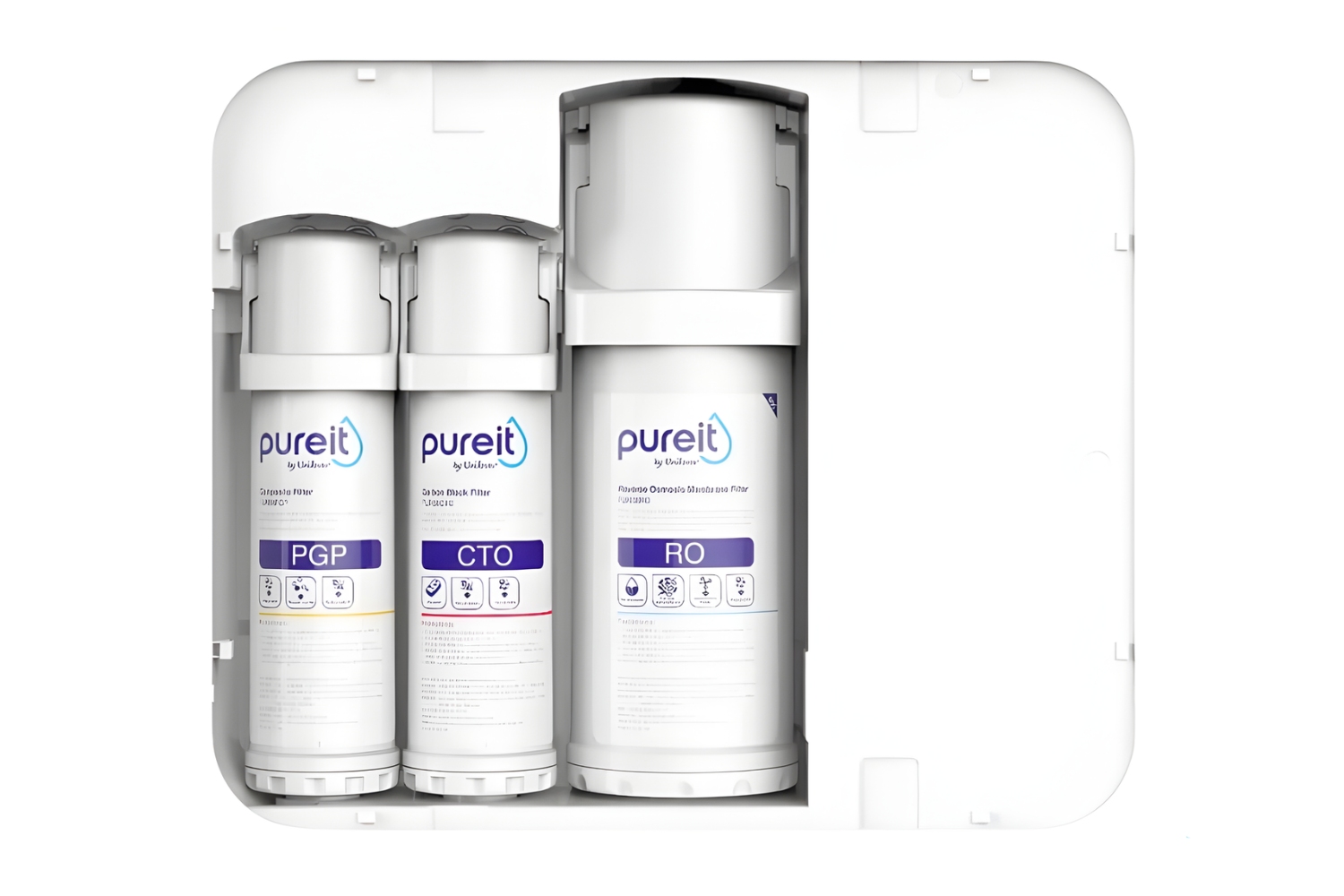 Combo 3 Lõi Lọc (PGP, RO, CTO) | Dùng Cho Máy Unilever Pureit Delica UR5640