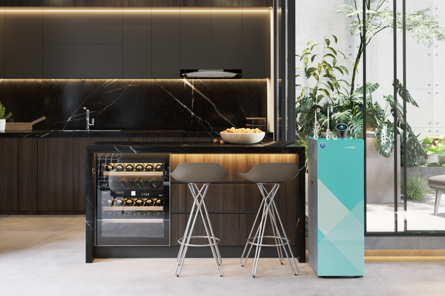 Máy Lọc Nước RO Nóng Lạnh Karofi KAD-N91 | Tủ Đứng 10 Lõi