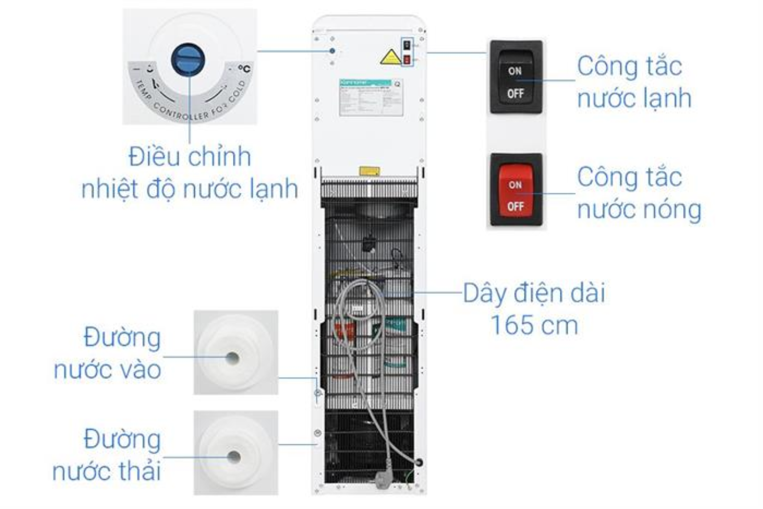 Máy Lọc Nước RO Nóng Lạnh KoriHome WPK-962 | Tủ Đứng 12 Lõi