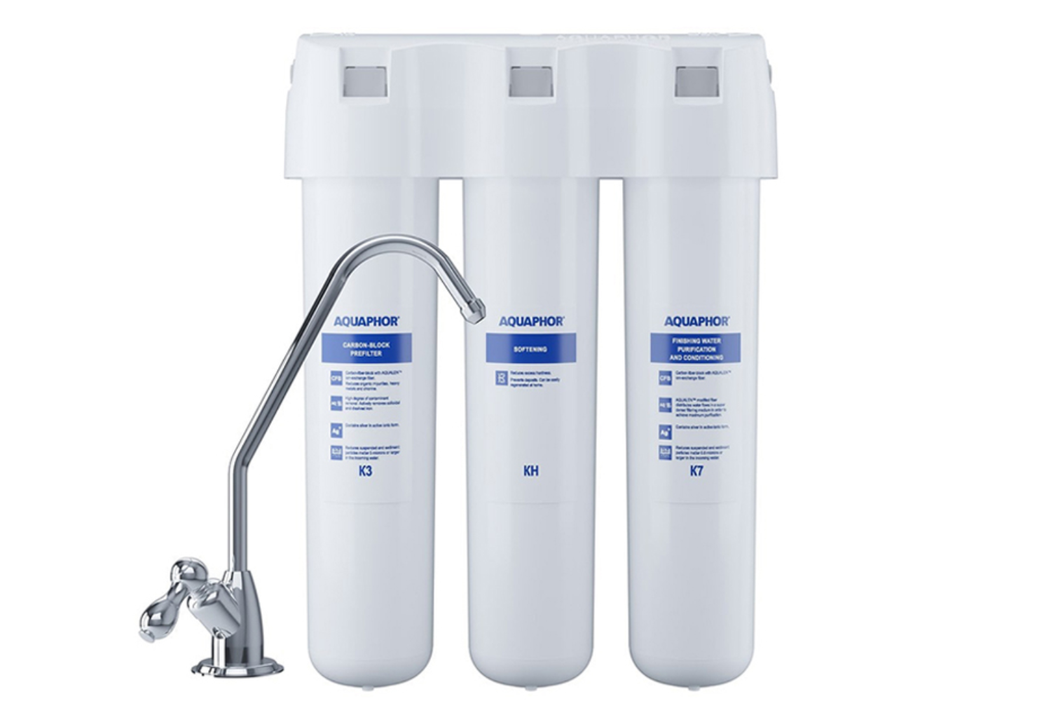 Máy Lọc Nước UF - Nano Aquaphor Crystal H | Để Gầm 03 Lõi