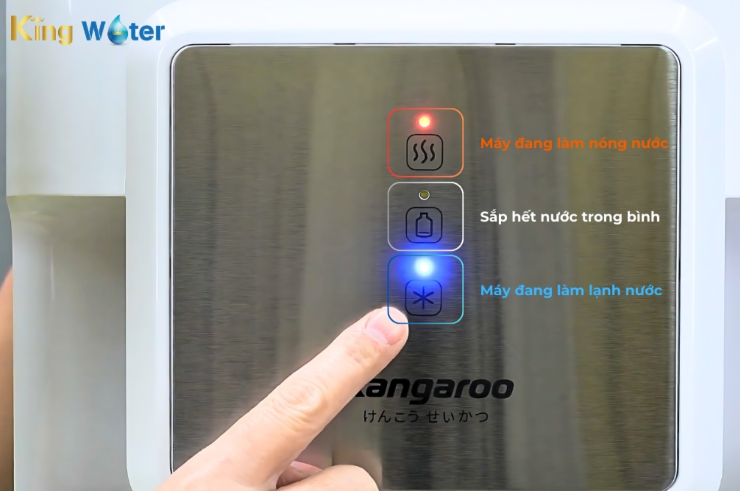 Cây Nước Nóng Lạnh Kangaroo KG60A3 | Hút Bình 20 Lít