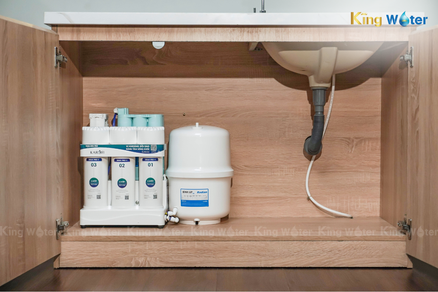 Máy Lọc Nước RO Karofi KAQ-U05 Pro | Âm Tủ 10 Lõi
