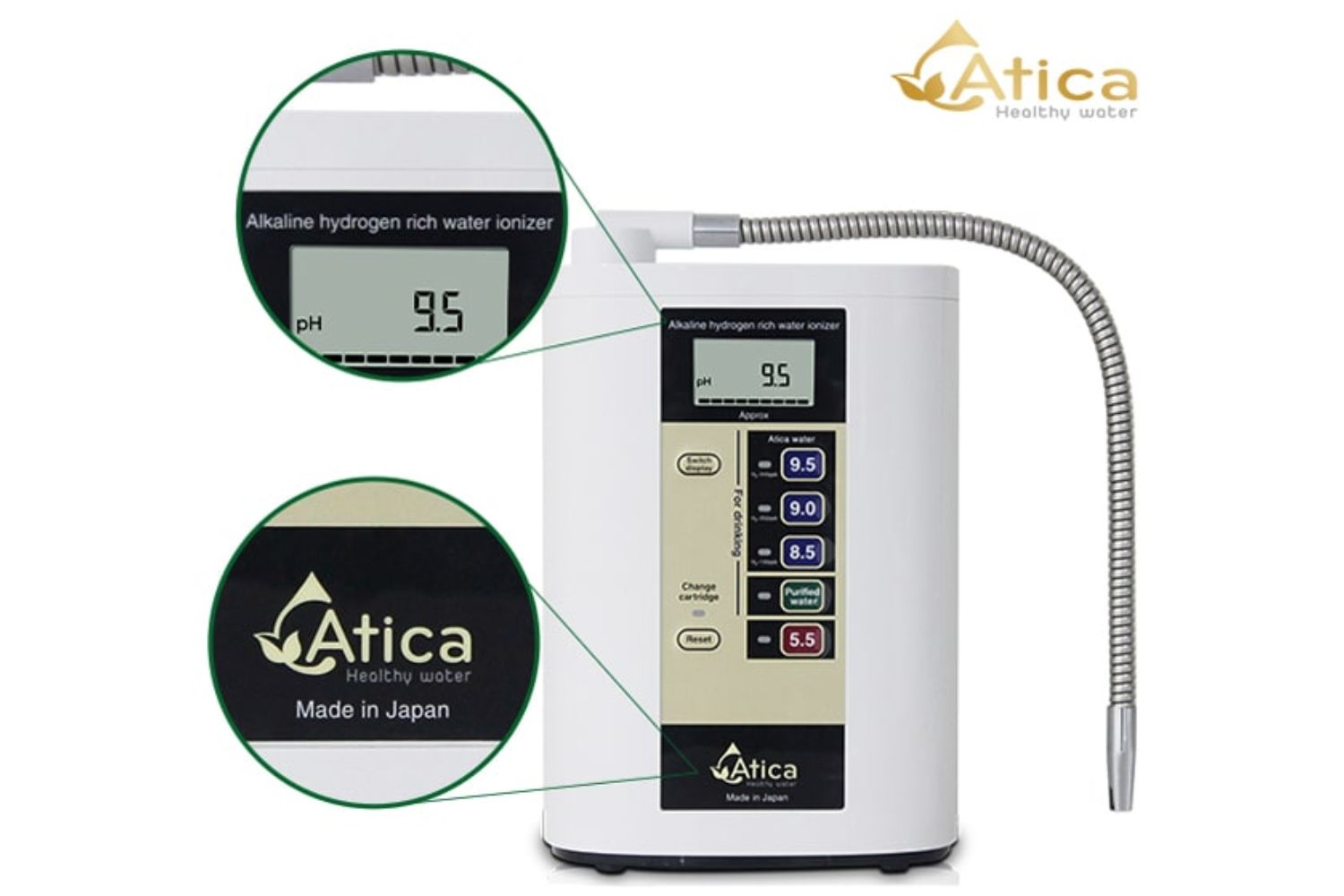 Máy Lọc Nước Ion Kiềm Atica MHW-H5(V)