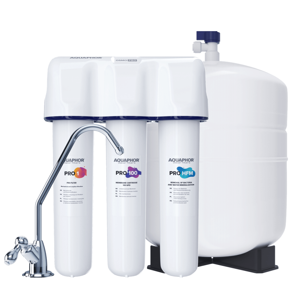 Máy Lọc Nước RO Aquaphor Osmo Pro 100 | Để Gầm 03 Lõi