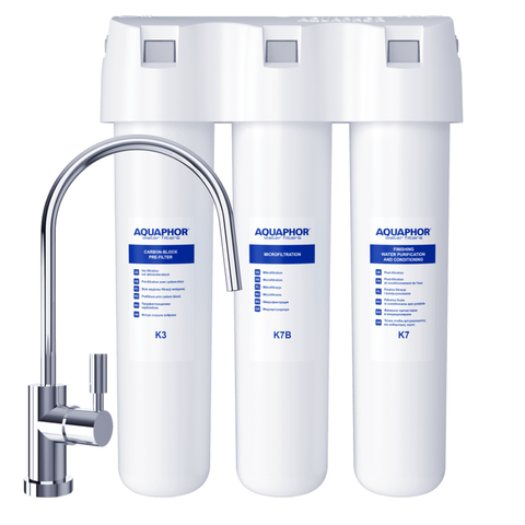 Máy Lọc Nước UF - Nano Aquaphor Crystal H | Để Gầm 03 Lõi