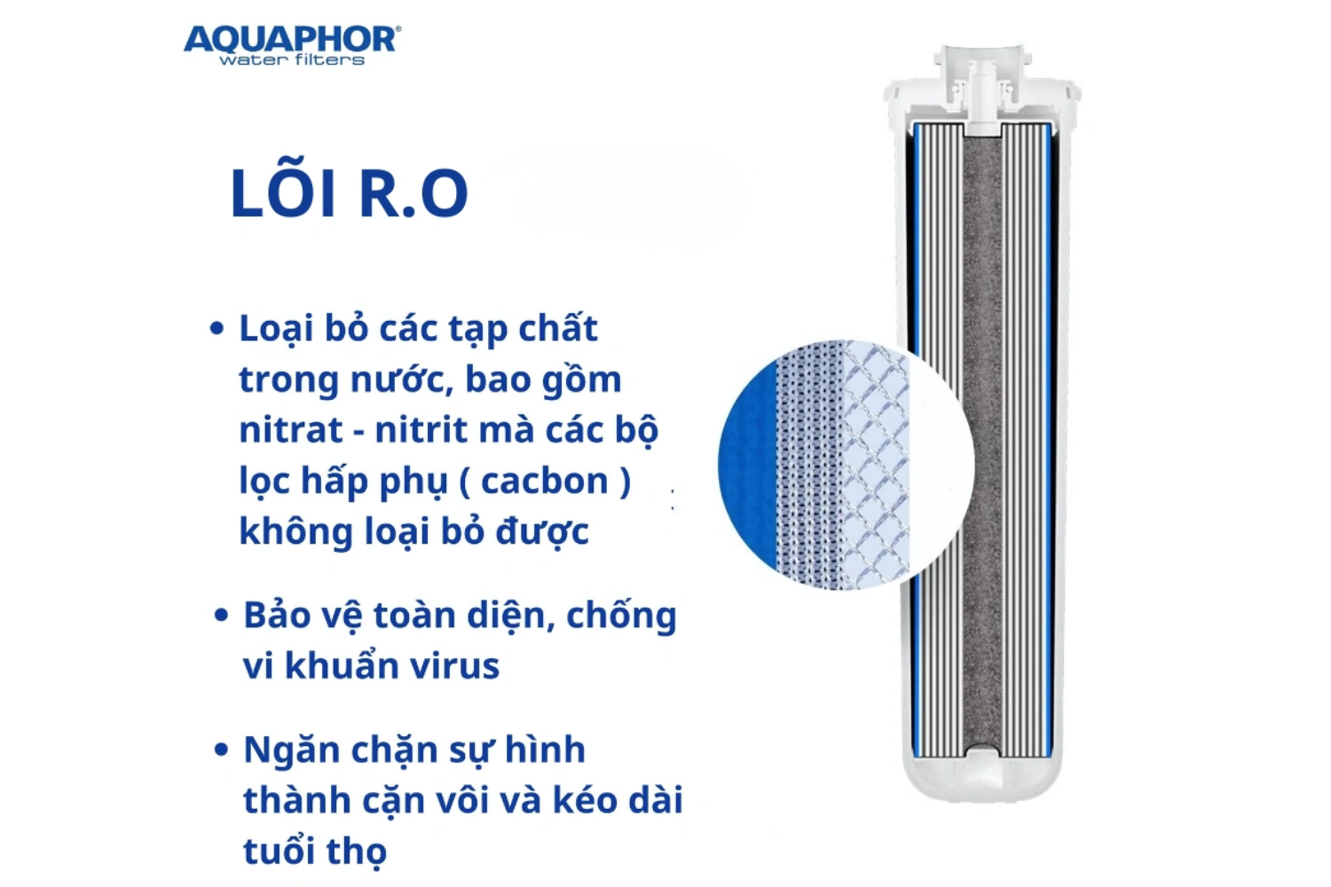 Máy Lọc Nước Aquaphor RO 202S | Để Gầm 04 Lõi