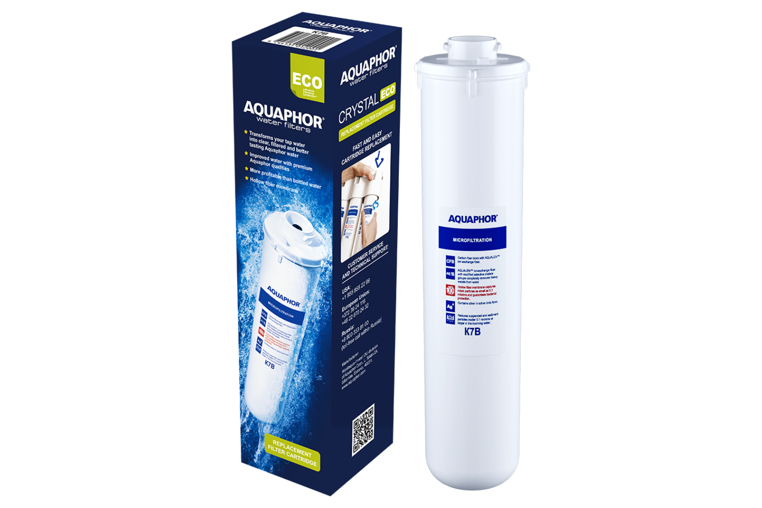 Lõi Lọc Tinh Aquaphor K7B | Lọc UF + Than Nén