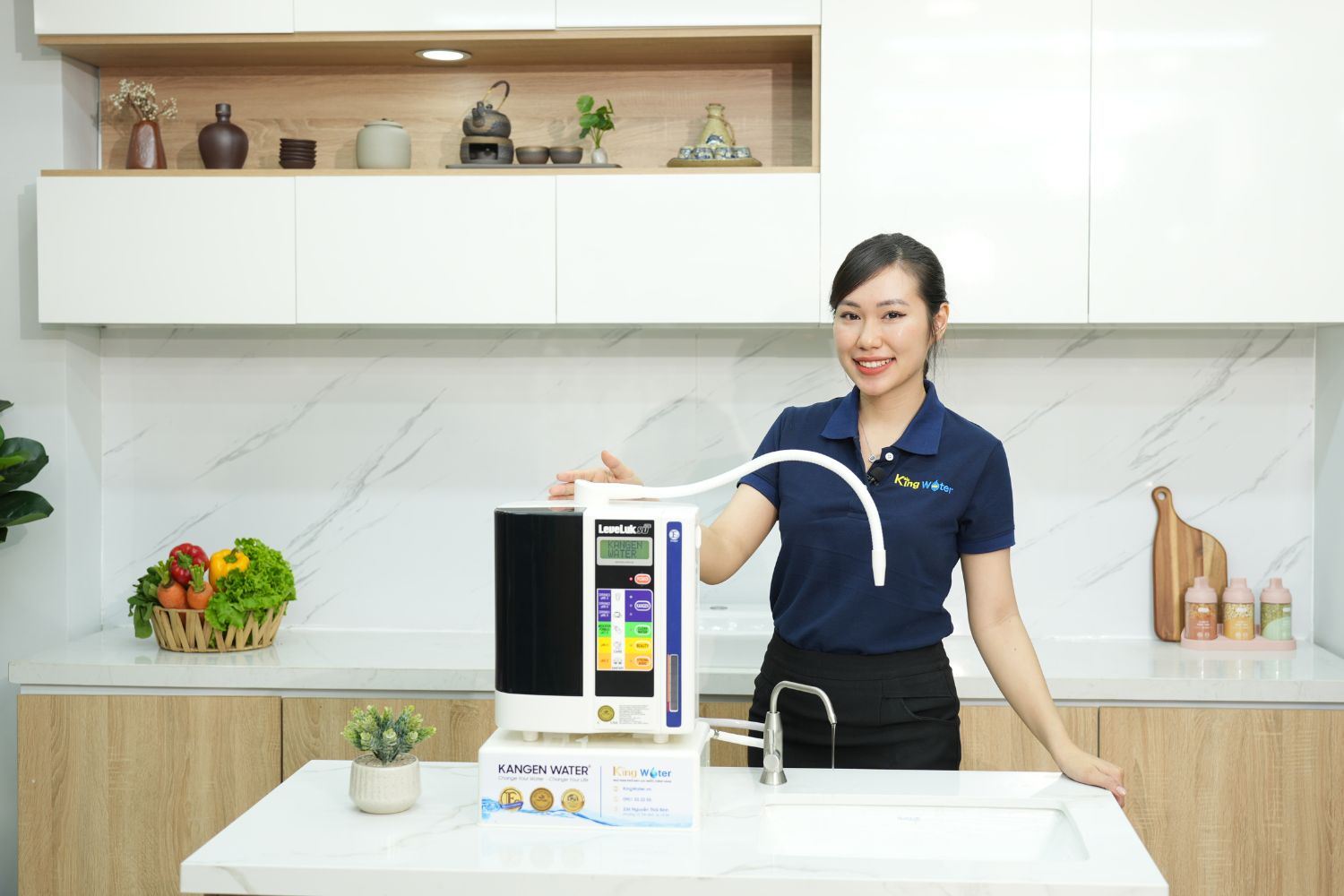 Máy Lọc Nước Điện Giải Ion Kiềm Kangen Leveluk SD501 | 7 Tấm Điện Cực