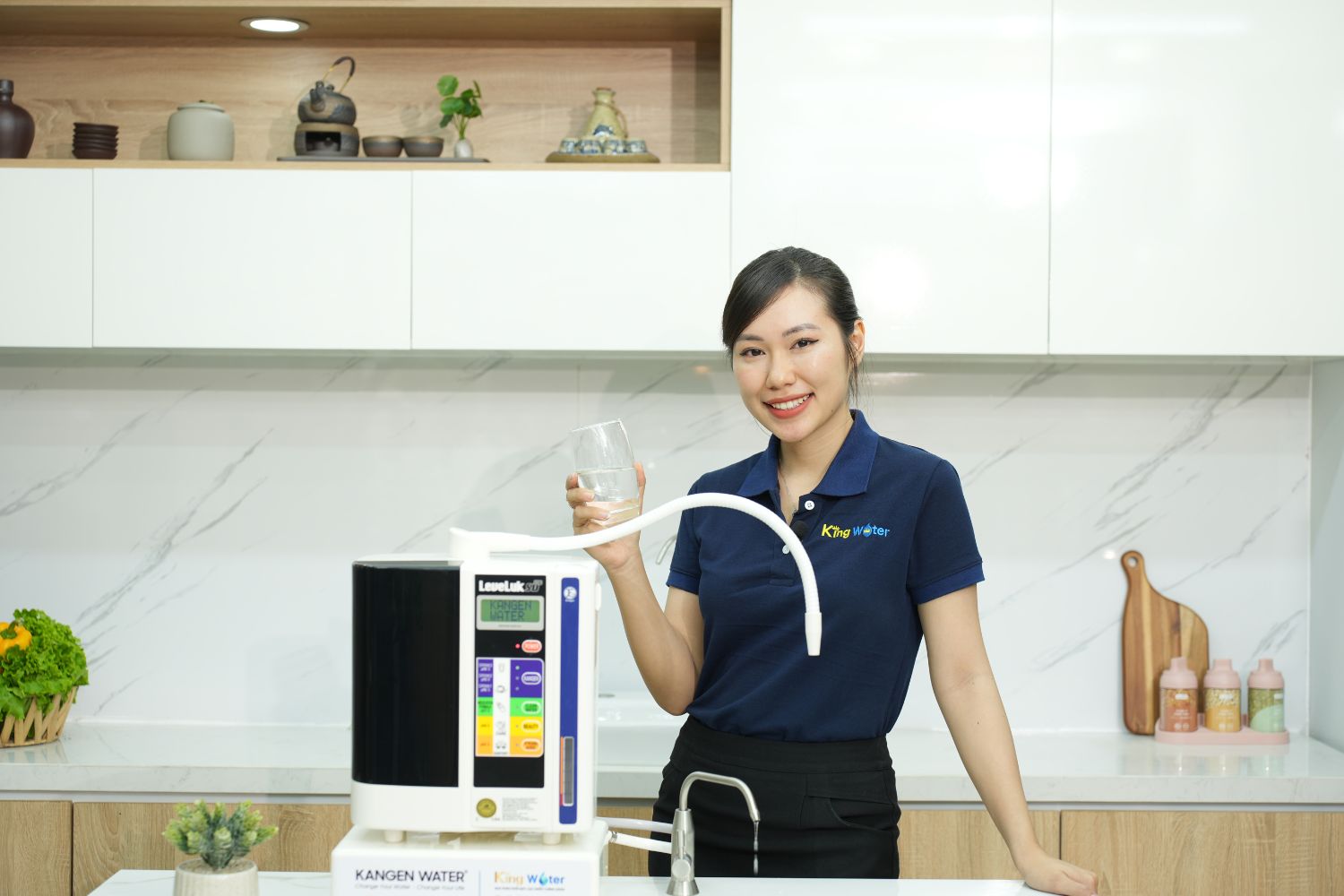 Máy Lọc Nước Điện Giải Ion Kiềm Kangen Leveluk SD501 | 7 Tấm Điện Cực