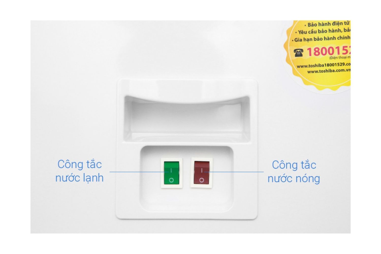 Cây Nước Nóng Lạnh Toshiba RWF-W1664RTV | Úp Bình 20 Lít