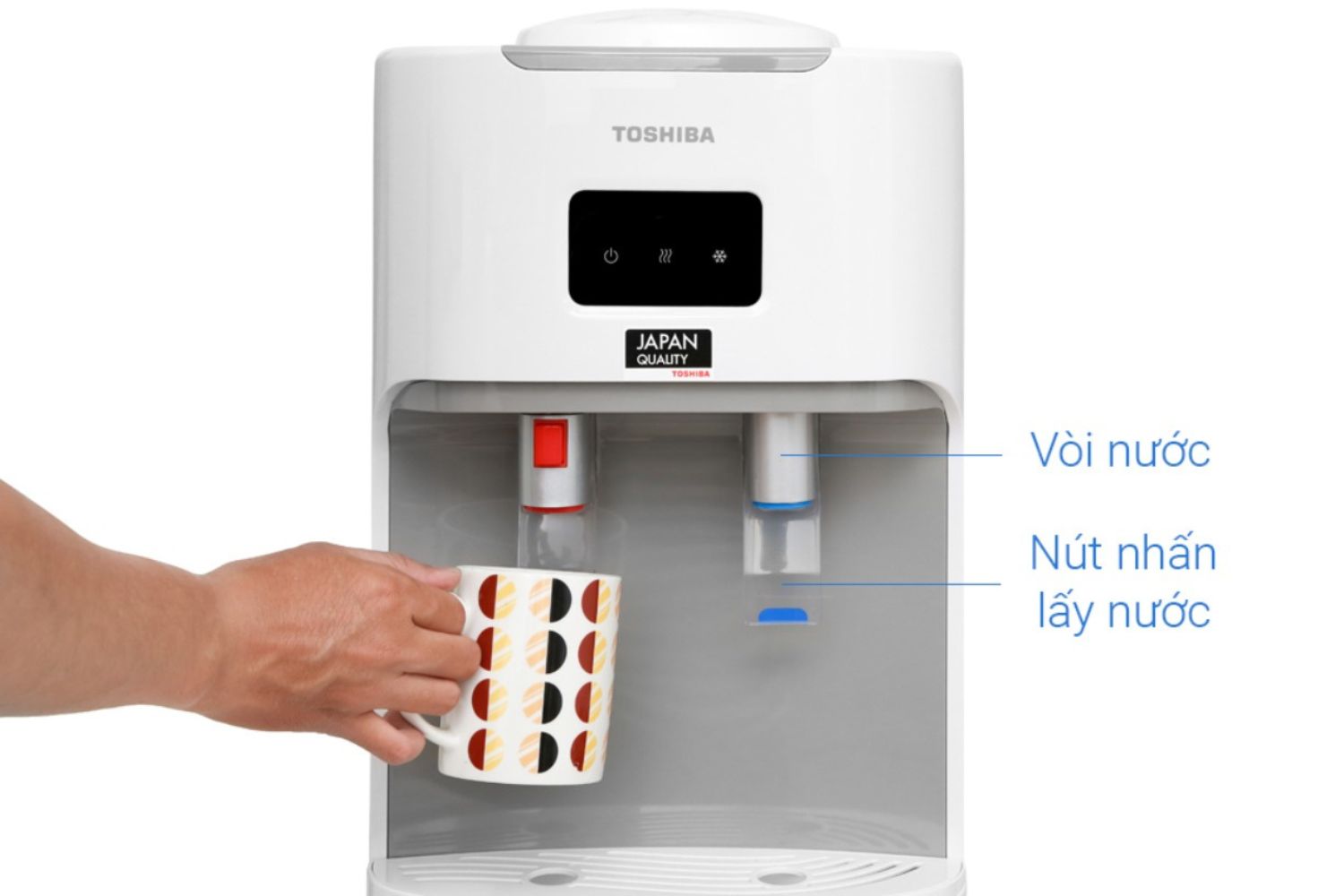 Cây Nước Nóng Lạnh Toshiba RWF-W1664RTV | Úp Bình 20 Lít