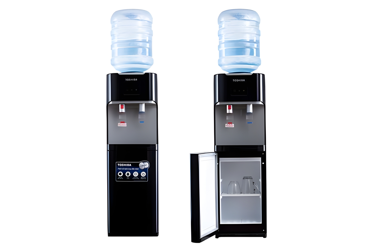 Cây Nước Nóng Lạnh Toshiba RWF-W1664TV(K1) | Màu Đen Úp Bình