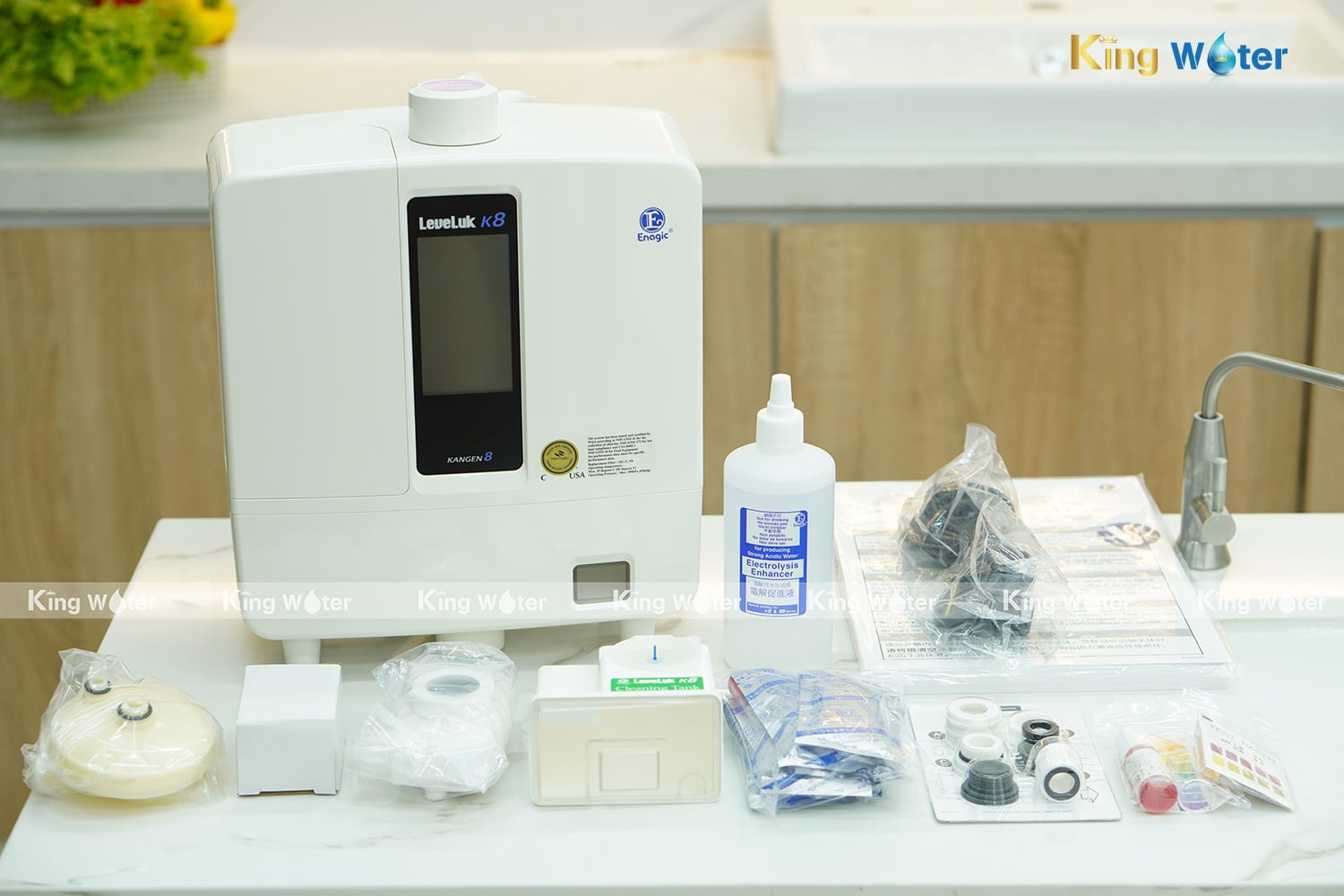 Máy Lọc Nước Điện Giải Ion Kiềm Kangen Leveluk K8 | 8 Tấm Điện Cực