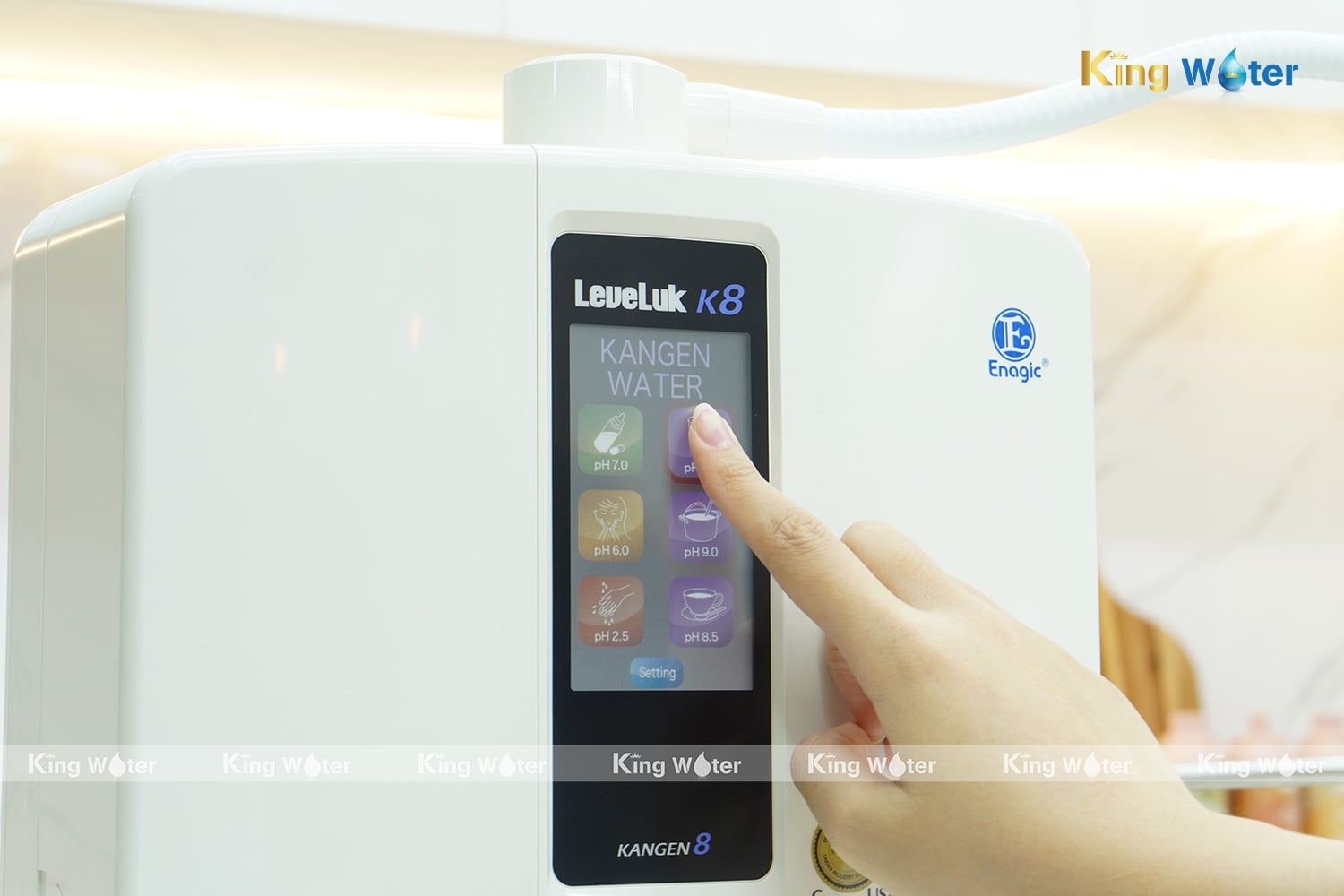 Máy Lọc Nước Điện Giải Ion Kiềm Kangen Leveluk K8 | 8 Tấm Điện Cực
