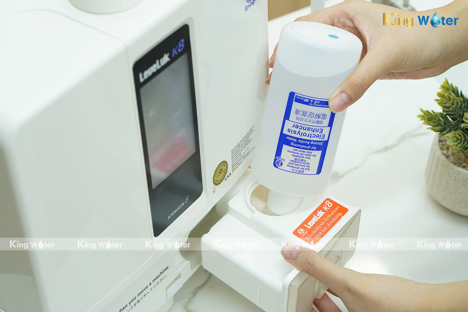 Máy Lọc Nước Điện Giải Ion Kiềm Kangen Leveluk K8 | 8 Tấm Điện Cực