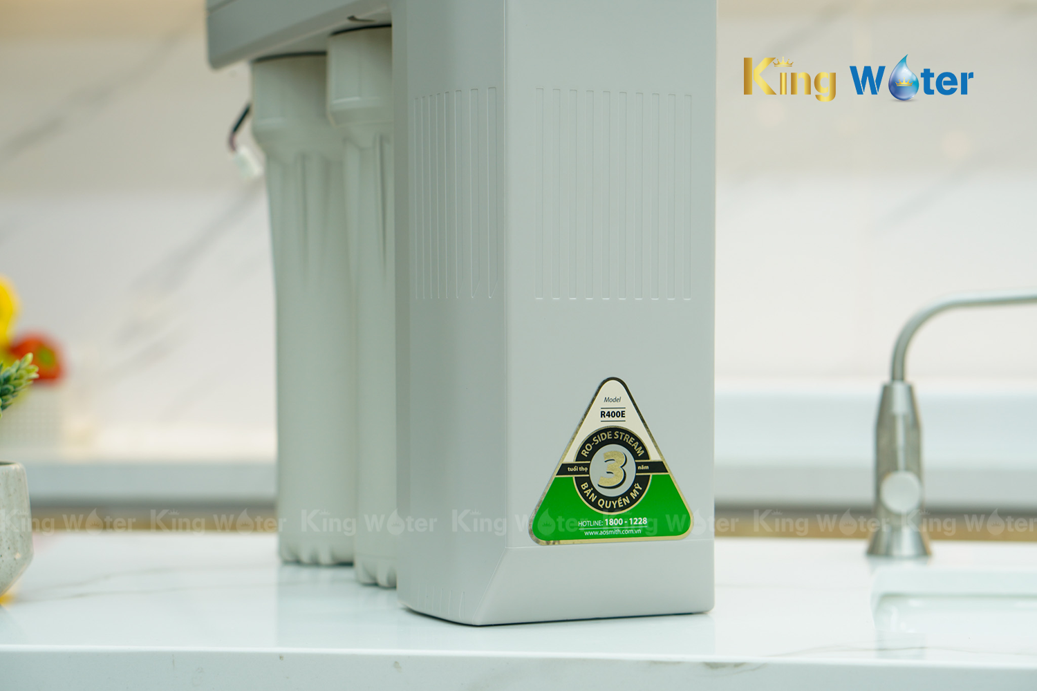 Máy Lọc Nước Ao Smith R400E | Âm Tủ 2 Lõi Lọc