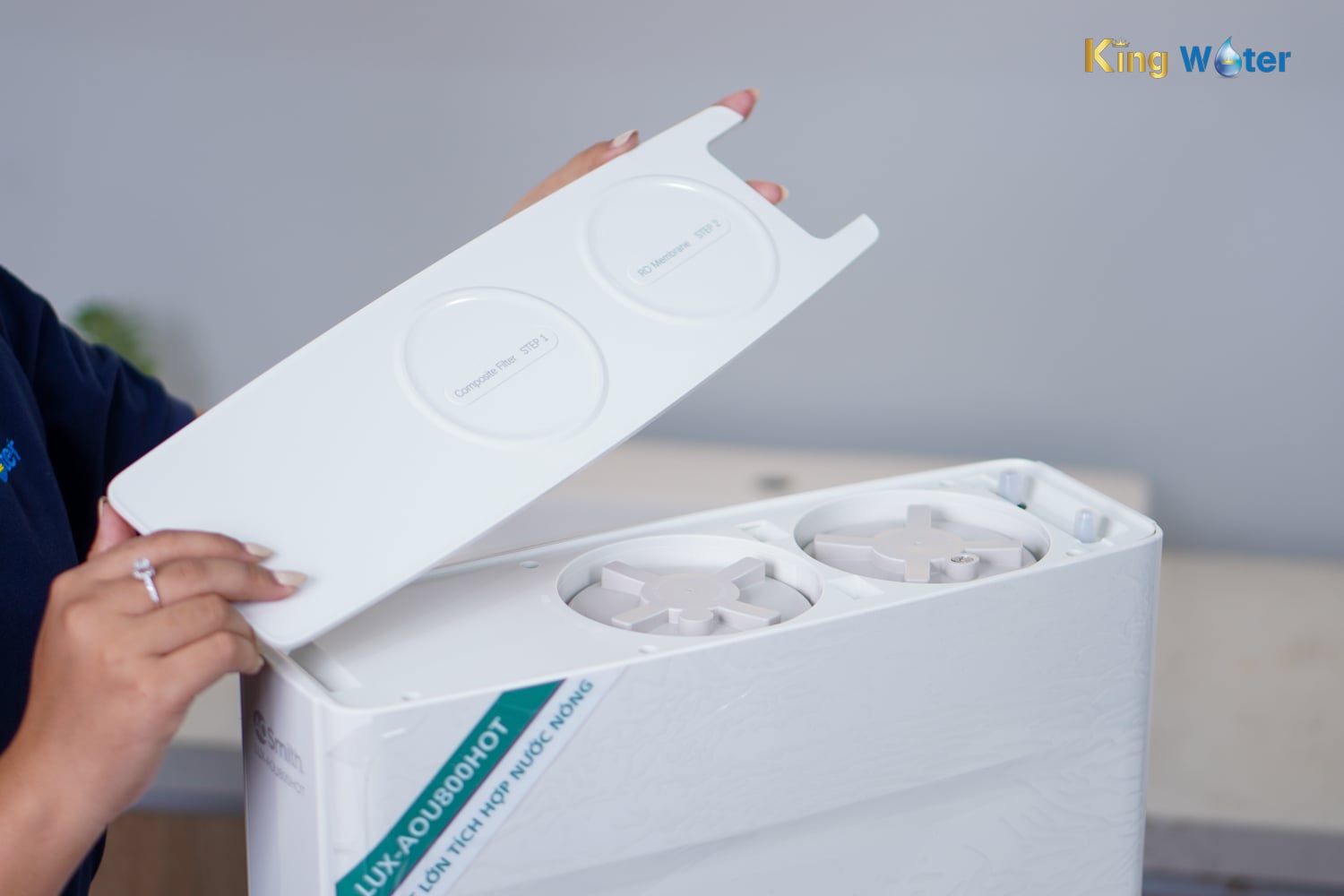 Máy Lọc Nước Nóng Nguội AO Smith LUX-AOU800HOT | Âm Tủ