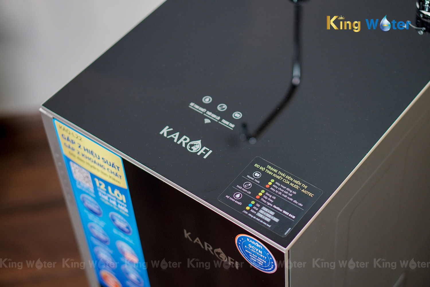 Máy Lọc Nước RO Karofi KAQ-L22 | Tủ Đứng 12 Lõi
