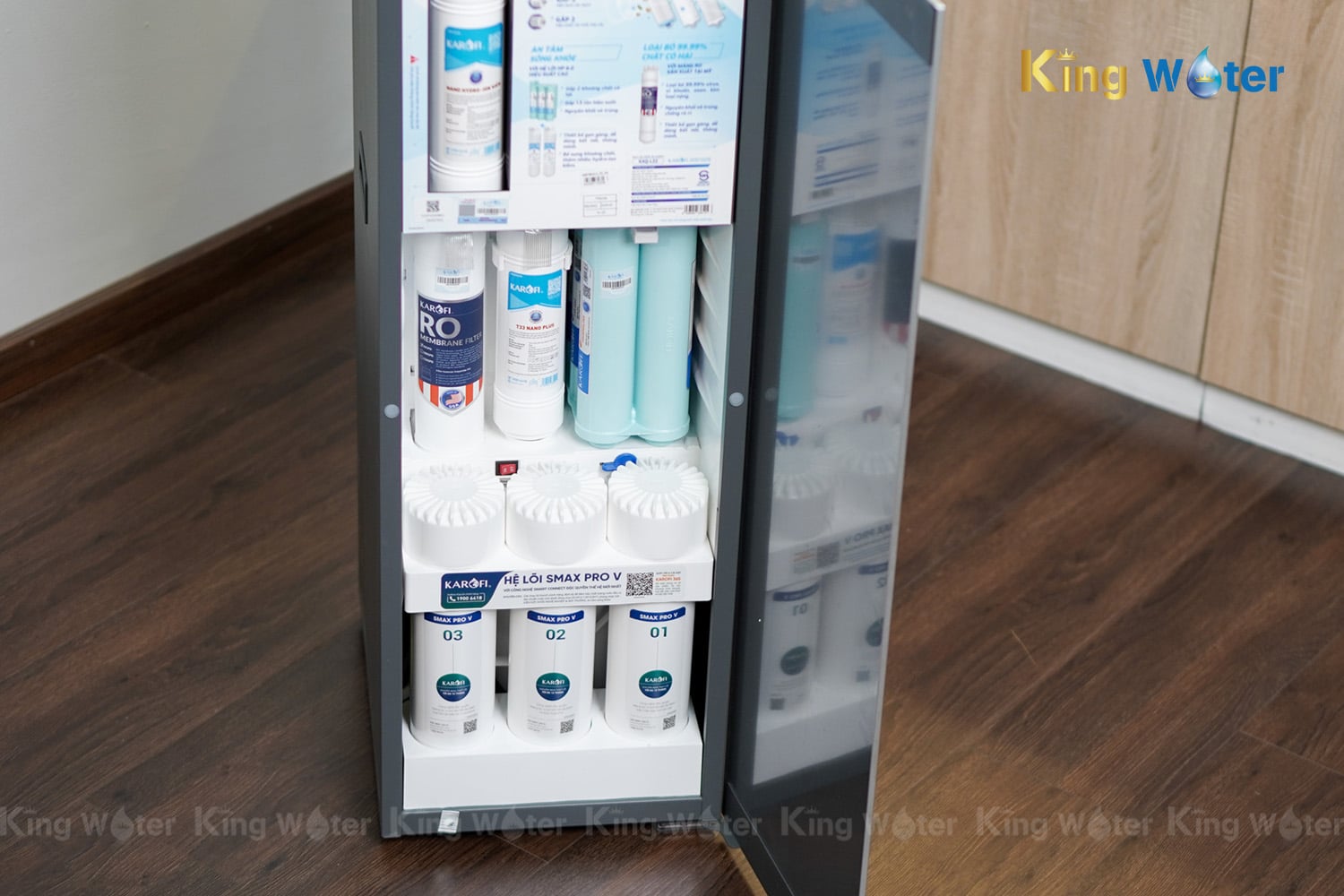 Máy Lọc Nước RO Karofi KAQ-L22 | Tủ Đứng 12 Lõi